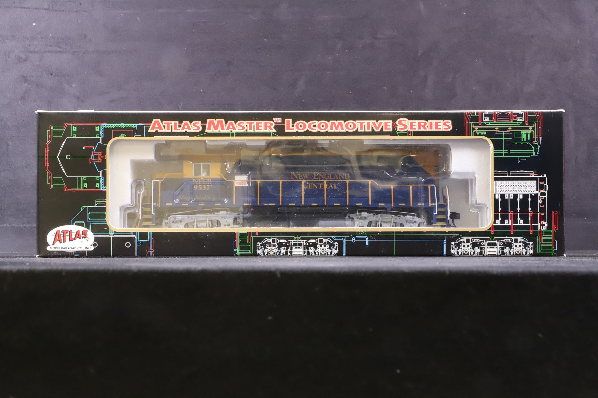 Atlas HO 8974 GP-38 Loco No.9537 in NE Central Livery