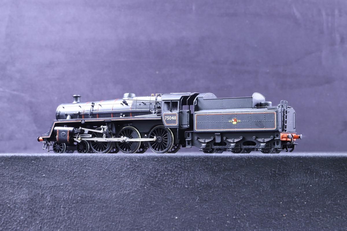 DJH OO Kit Built BR Standard Class 4 75048 in BR Lined Black w/ Late Crests