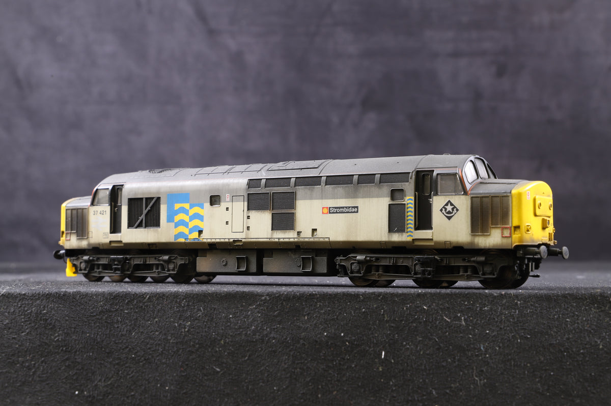 ViTrains OO 2022 Class 37 &#39;37421&#39; &#39;Strombidae&#39; Railfreight Weathered