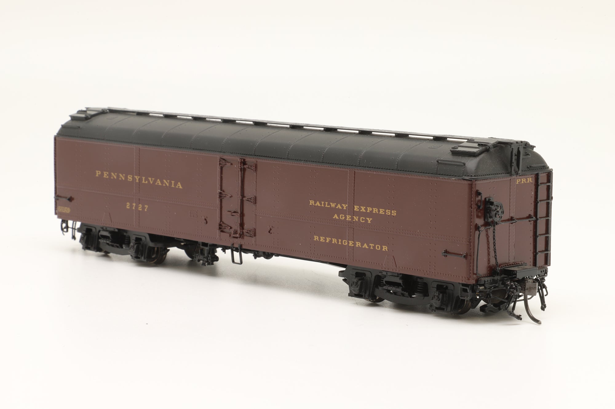 BooRim Precision Co. Inc./Rail Classics HO PRR R-50b '2727' Version 1, Factory Painted Brass