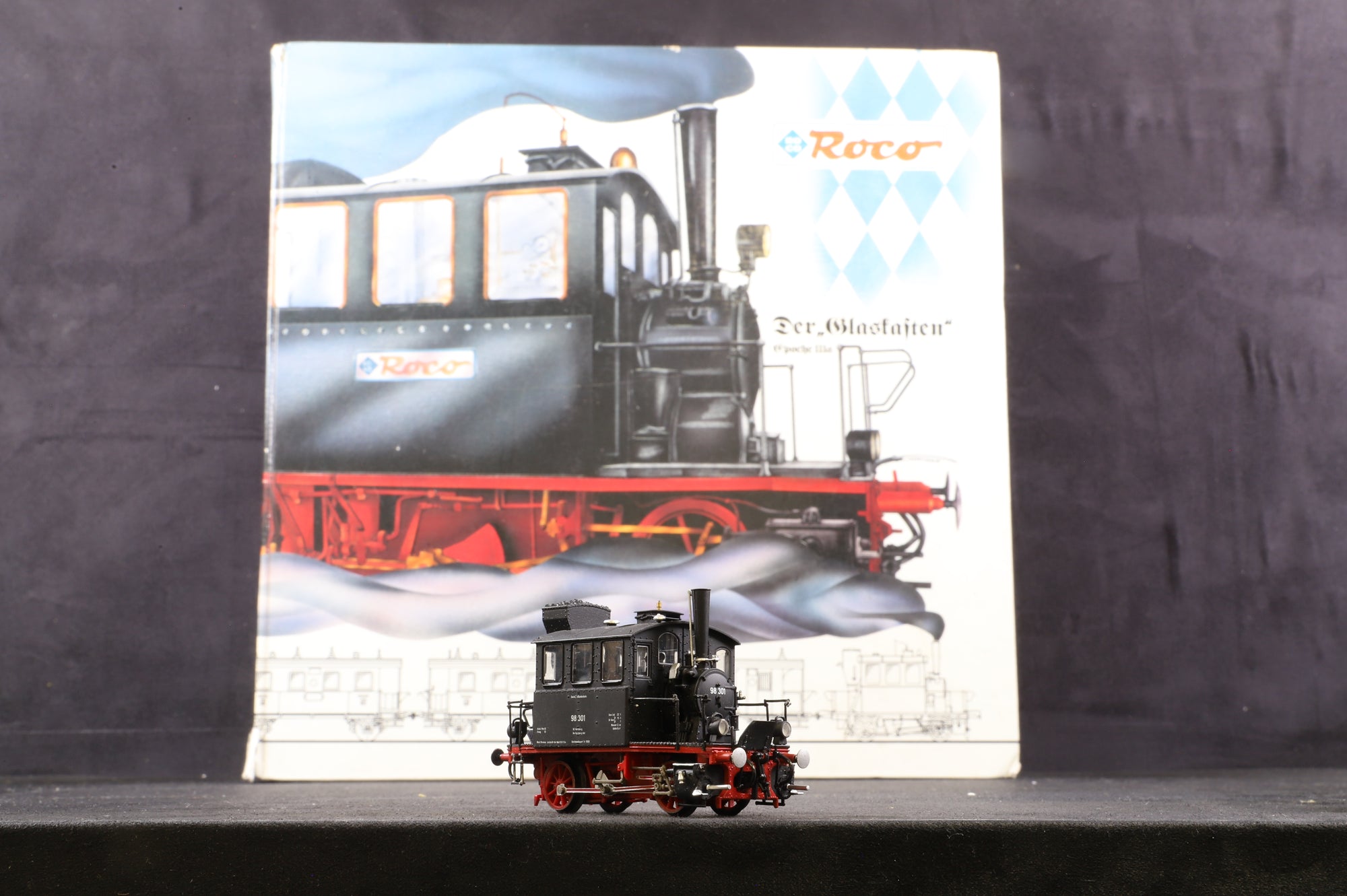 Roco HO 43030 Glaskasten 5-Piece OVP Steam Locomotive