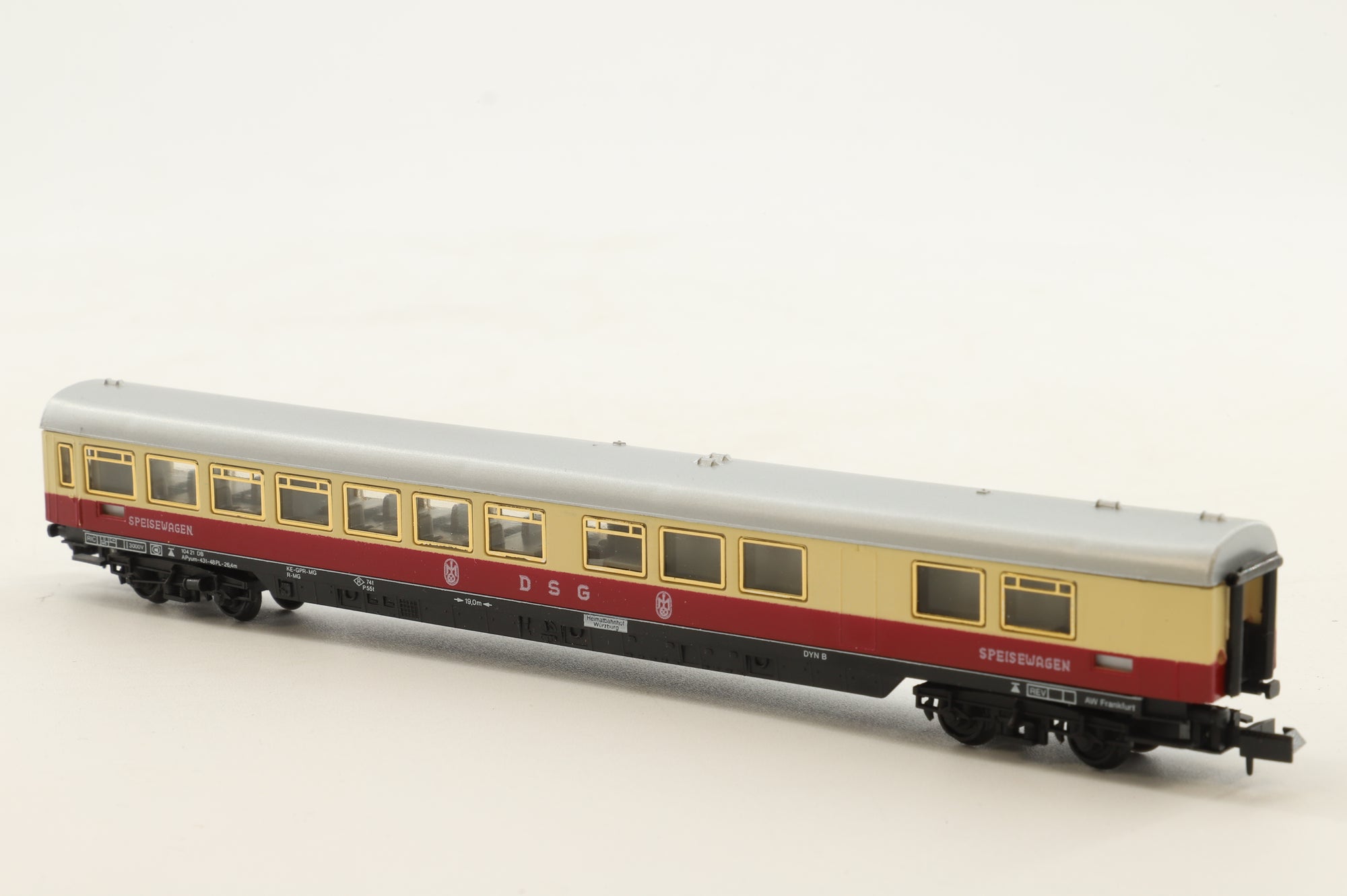 Arnold N Rake Of 5 DSG Crimson & Cream Coaches Inc. 3810 x2, 3840 & 3820 x2