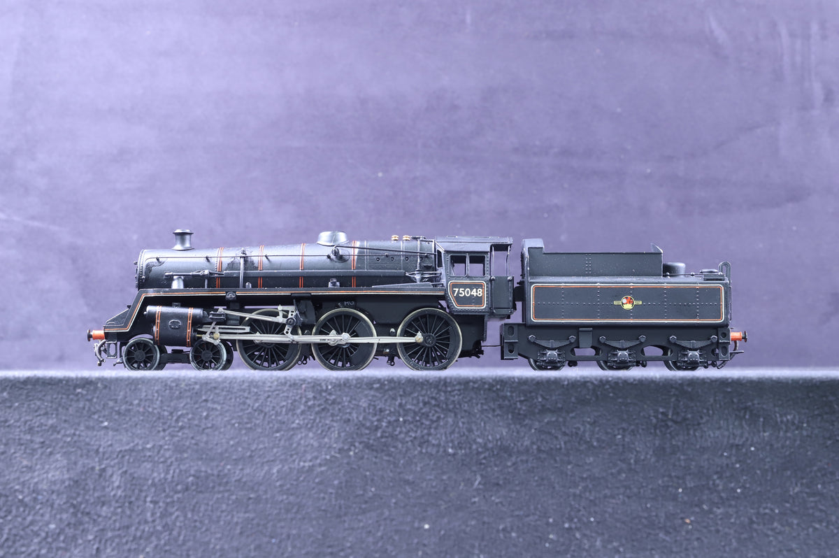 DJH OO Kit Built BR Standard Class 4 75048 in BR Lined Black w/ Late Crests