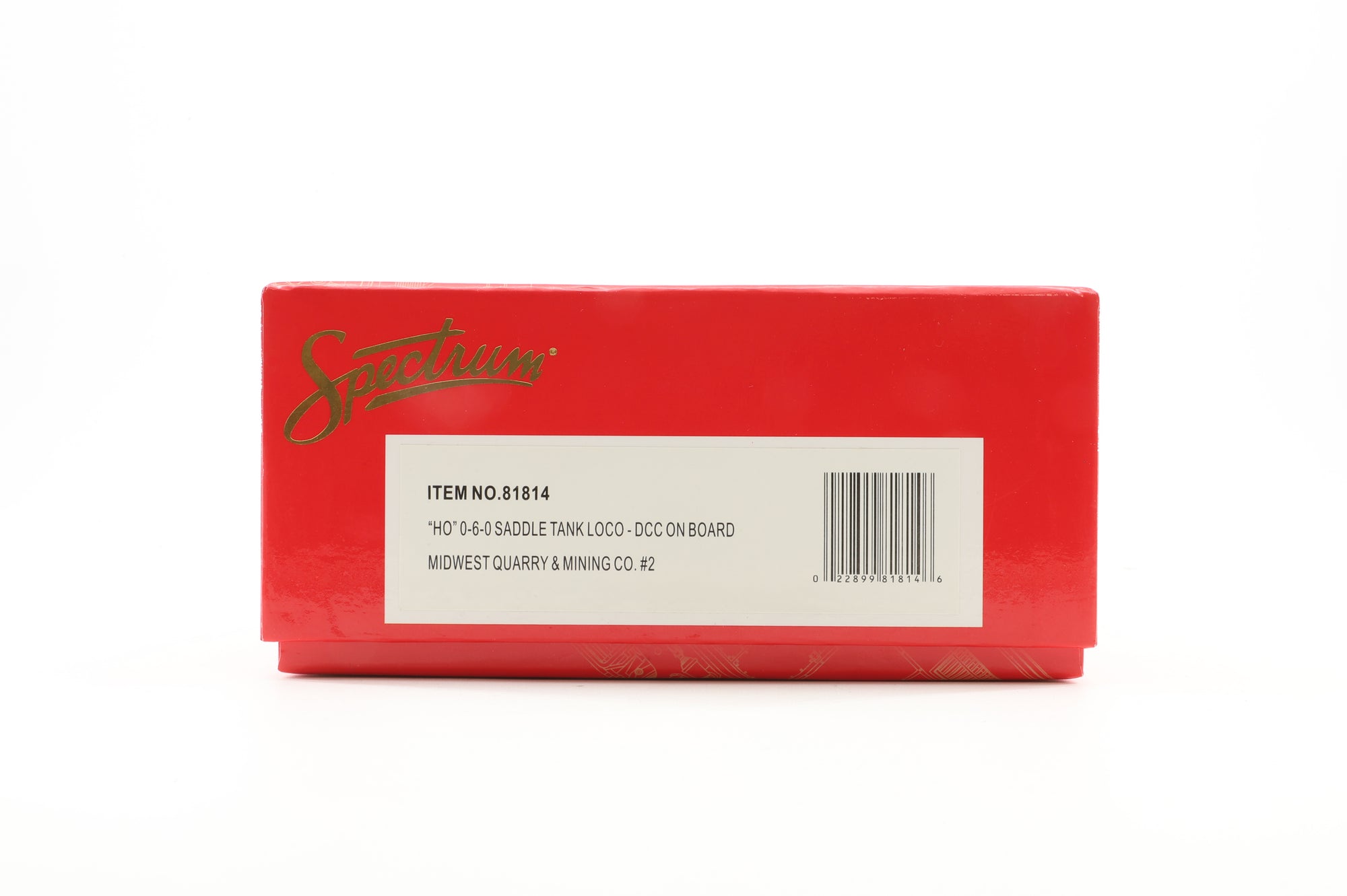 Spectrum HO 81814 Saddle Tank Midwest Quarry & Mining Co. '2', DCC Fitted