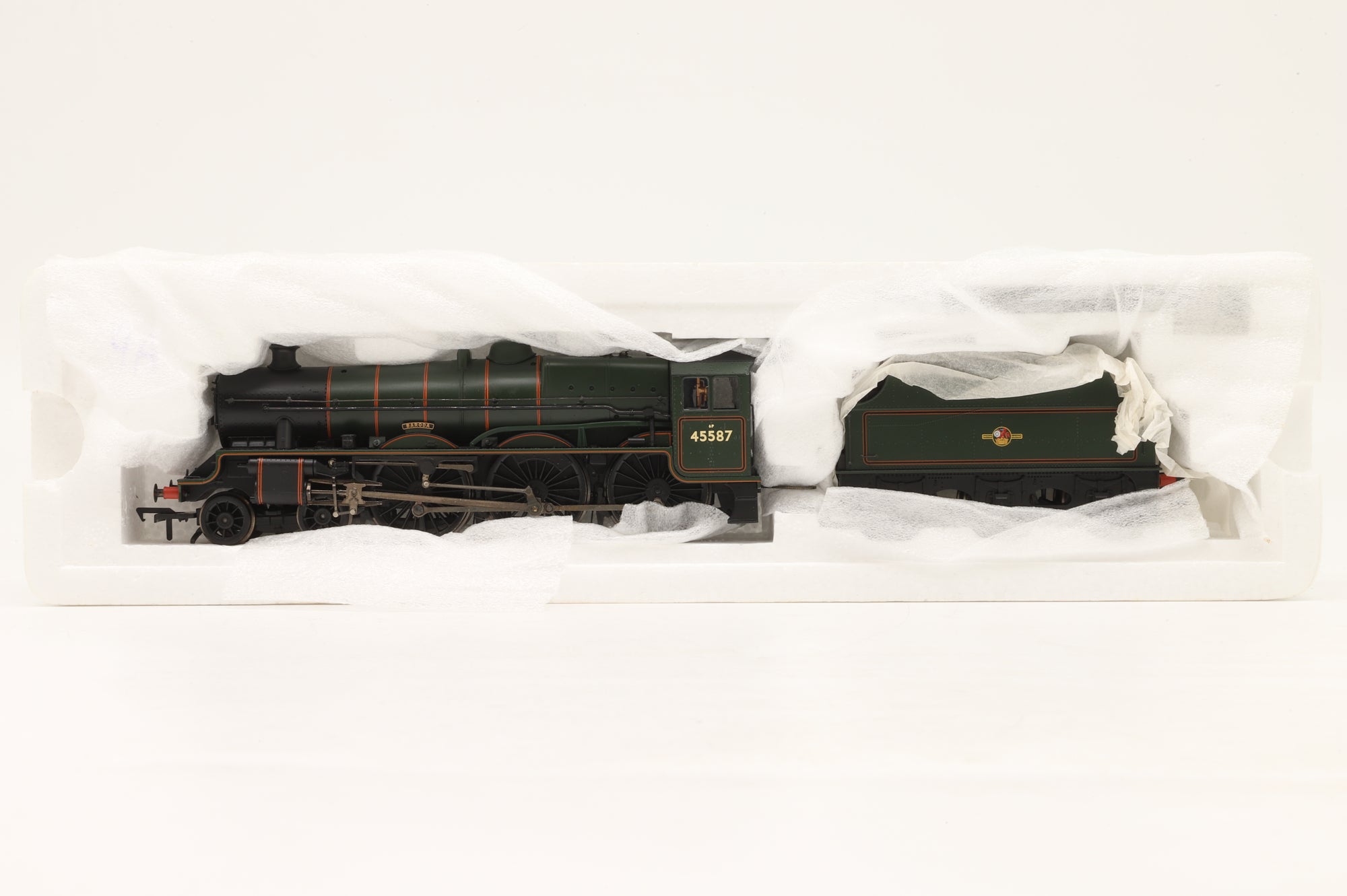 Bachmann OO 31-186 Jubilee Class '45587' 'Baroda' BR Green L/C Riveted Fowler Tender