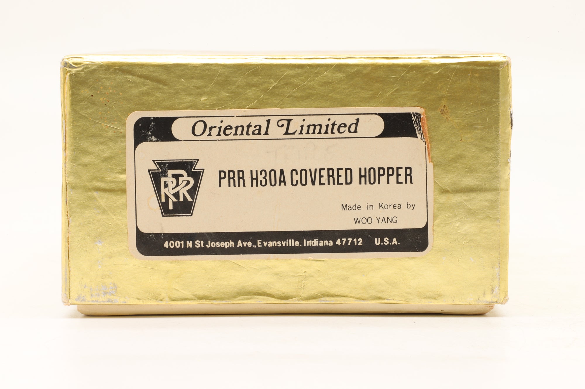 Oriental Limited HO Brass PRR H30A Covered Hopper Custom Painted