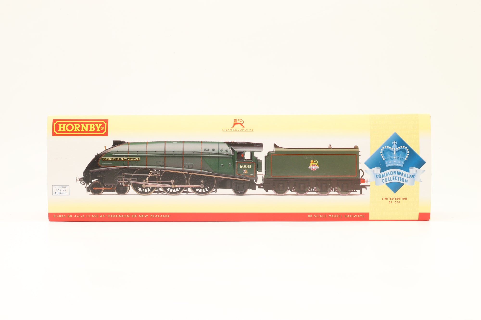 Hornby OO R2826 Class A4 '60013' 'Dominion Of New Zealand' BR Green E/C