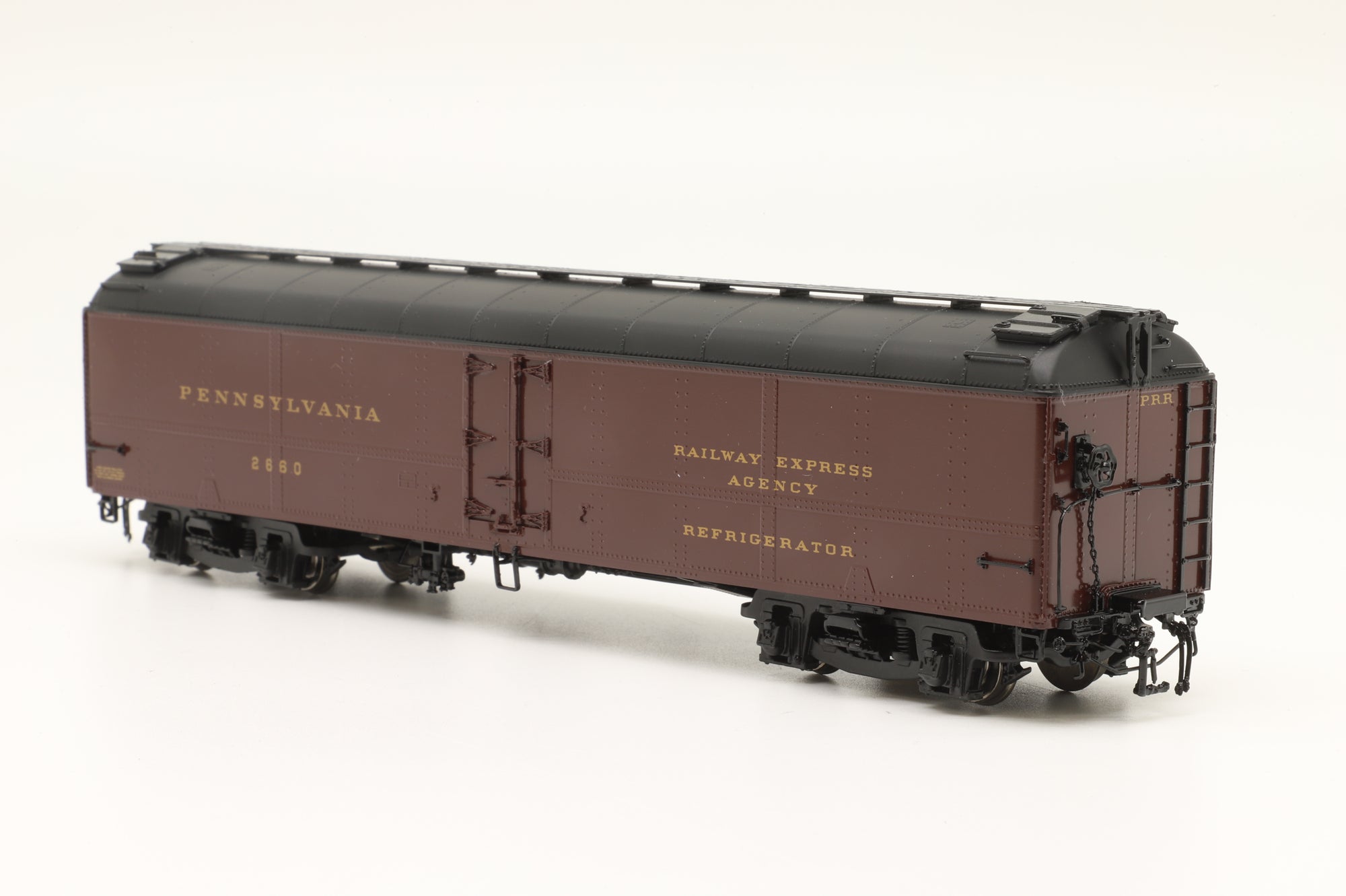 BooRim Precision Co. Inc./Rail Classics HO PRR R-50b '2660' Version 1, Factory Painted Brass