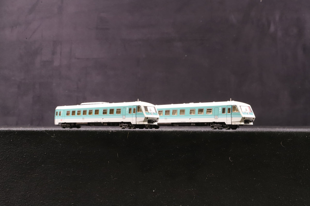 Fleischmann N 2 Car DMU Green &amp; Grey