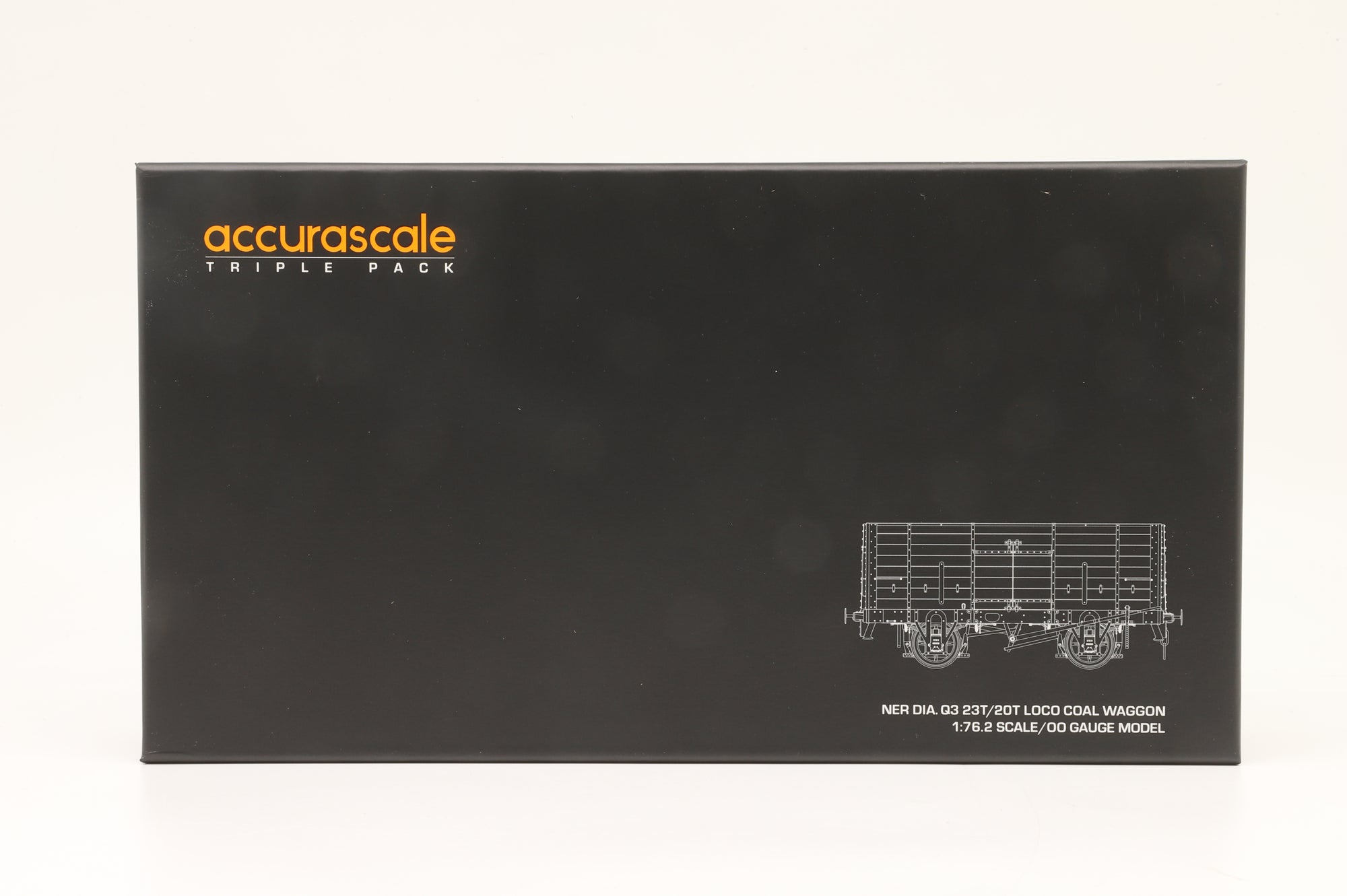Accurascale OO Acc2828 NER Hopper Mixed Q3 Triple Pack E NER Blue/LNER Grey