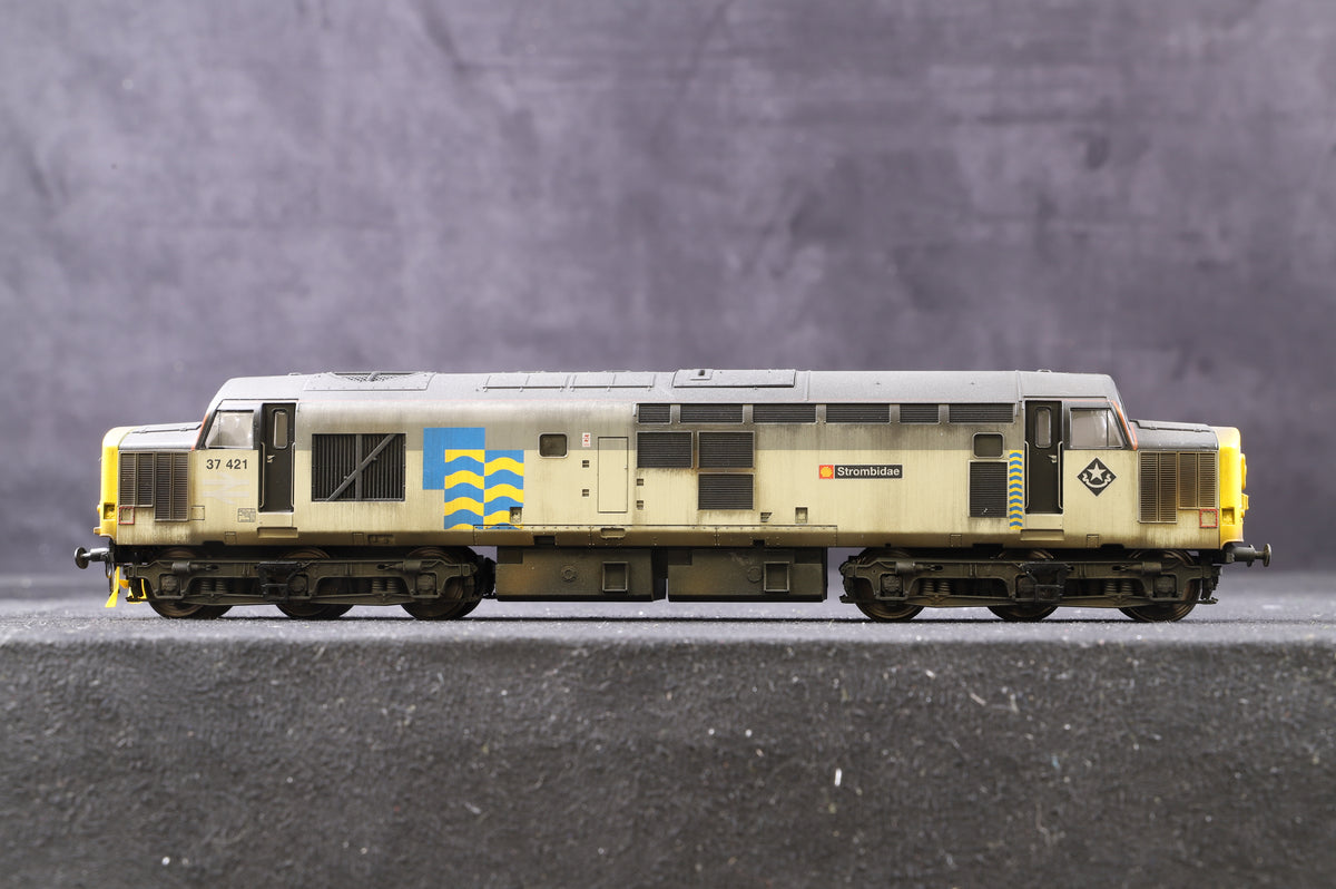 ViTrains OO 2022 Class 37 &#39;37421&#39; &#39;Strombidae&#39; Railfreight Weathered