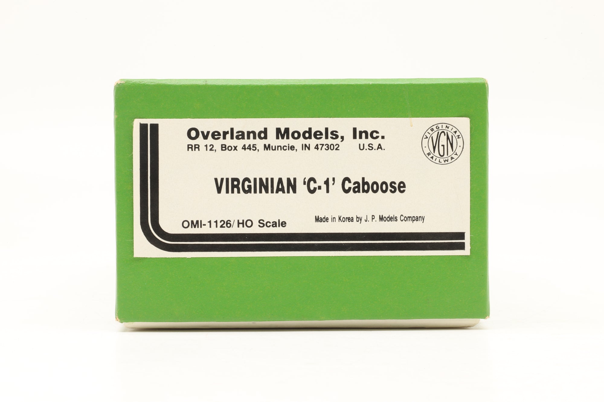 Overland Models HO Brass OMI-1126 Virginian 'C-1' Caboose