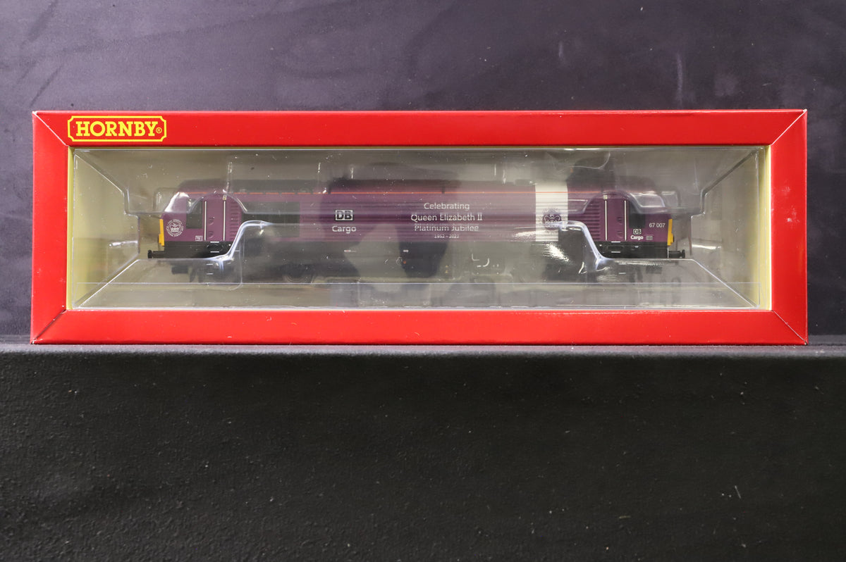 Hornby OO R30333 DB Cargo Class 67 Bo-Bo &#39;Queens Jubilee&#39; &#39;67007&#39;