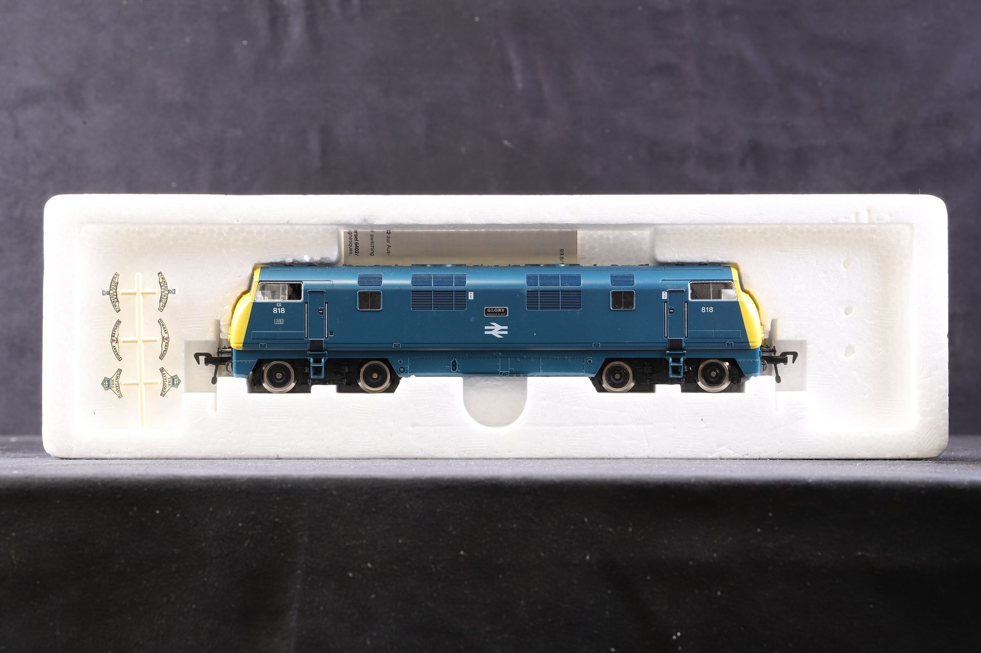 Fleischmann OO/ HO 4247 Class 42 Warship Diesel 'D818' 'Glory' BR blue