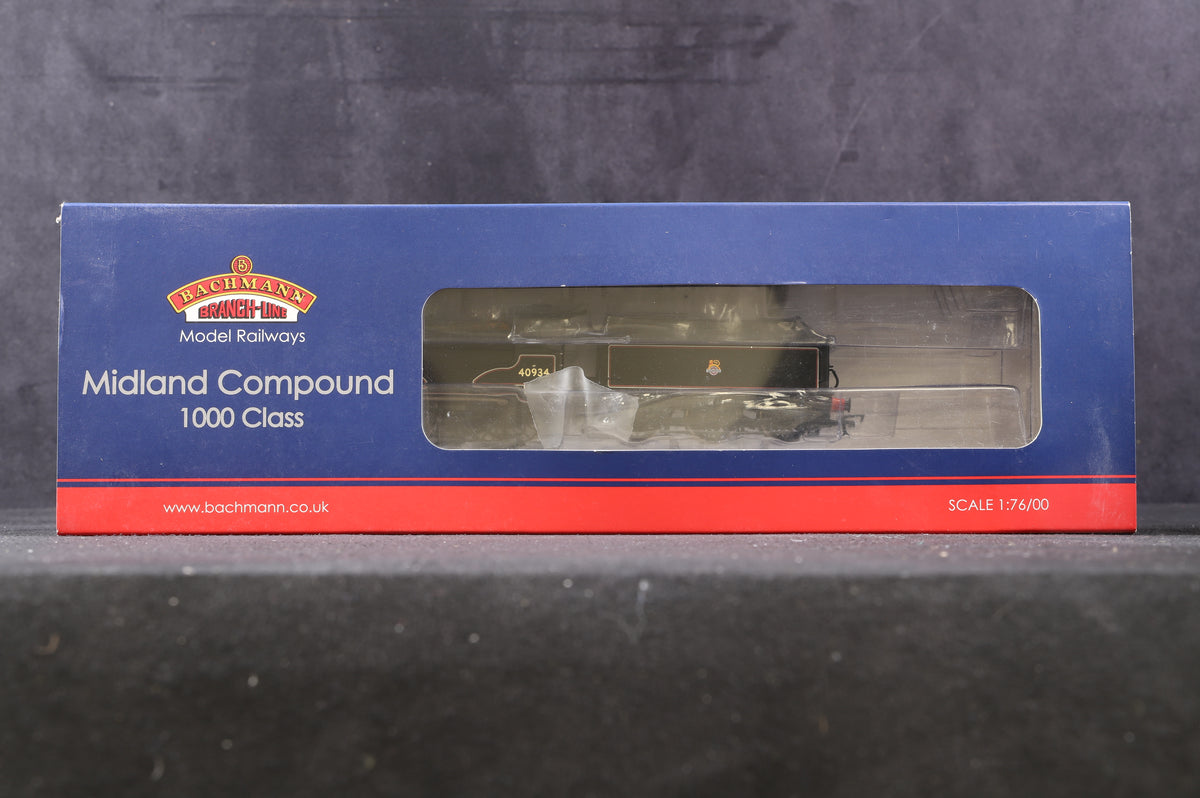 Bachmann OO 31-932DC Midland Compound &#39;40934&#39; BR Black E/C, DCC Fitted