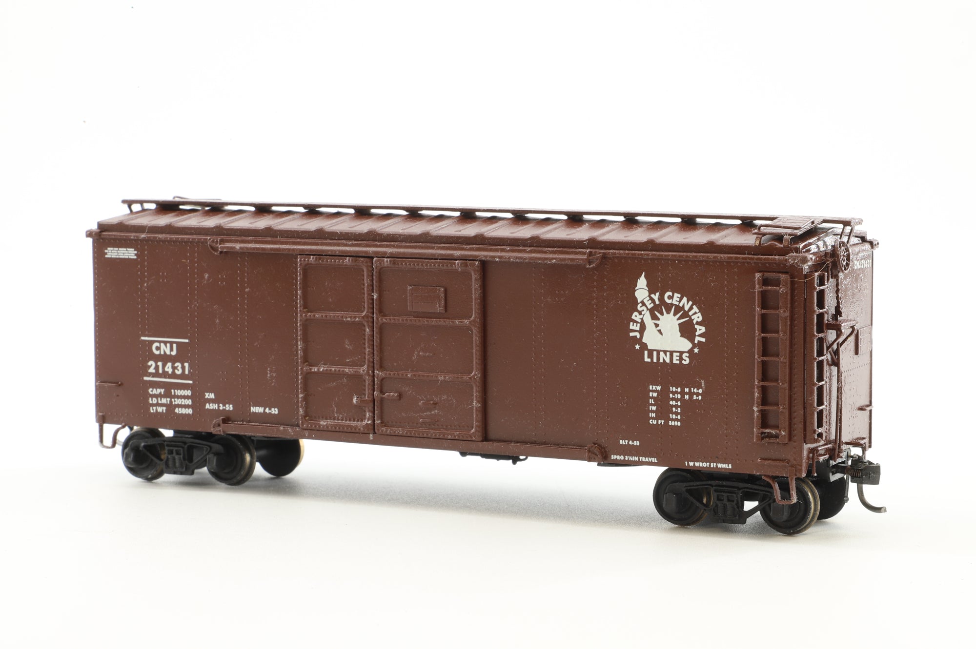 Oriental Limited HO Brass 0387 Box car Auto CNJ 42' Autobox w/ 1½ Doors '21431'