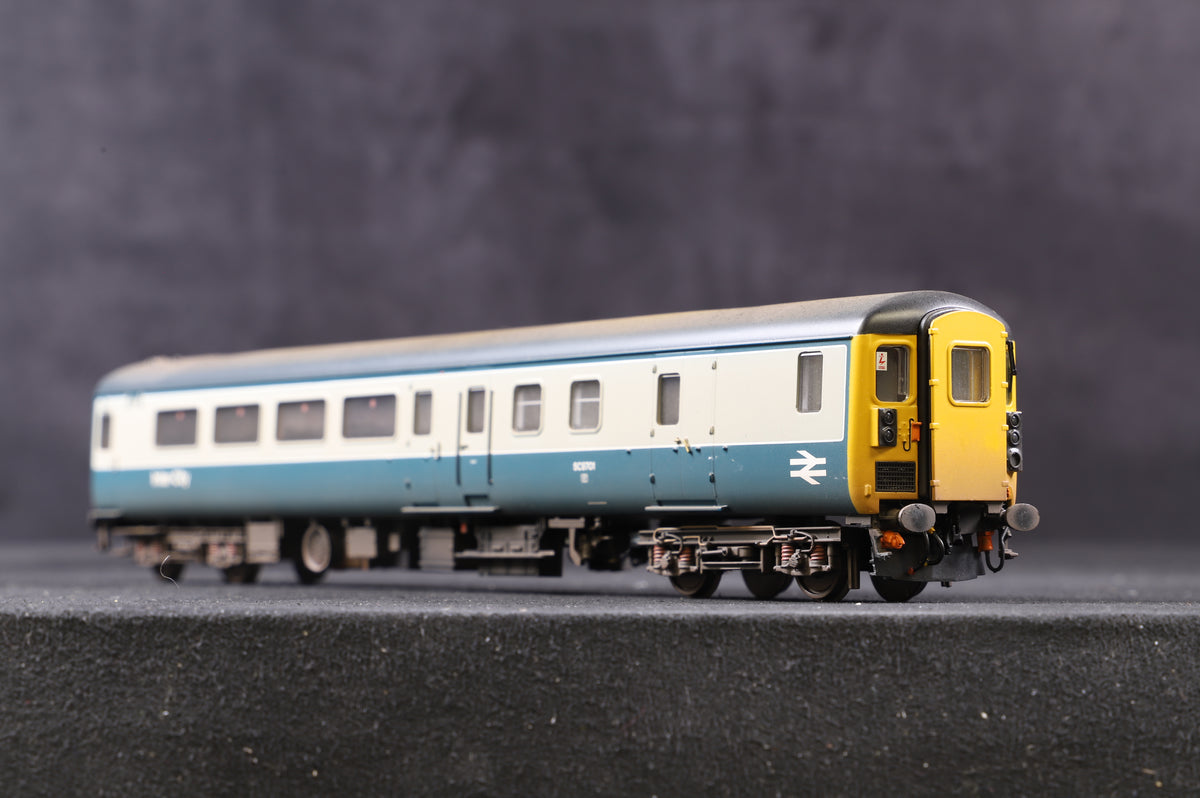 Bachmann OO 39-725DCTMC BR Mk2F DBSO Driving Brake Second Open Coach, Blue &amp; Grey, DCC Fitted, TMC Weathered