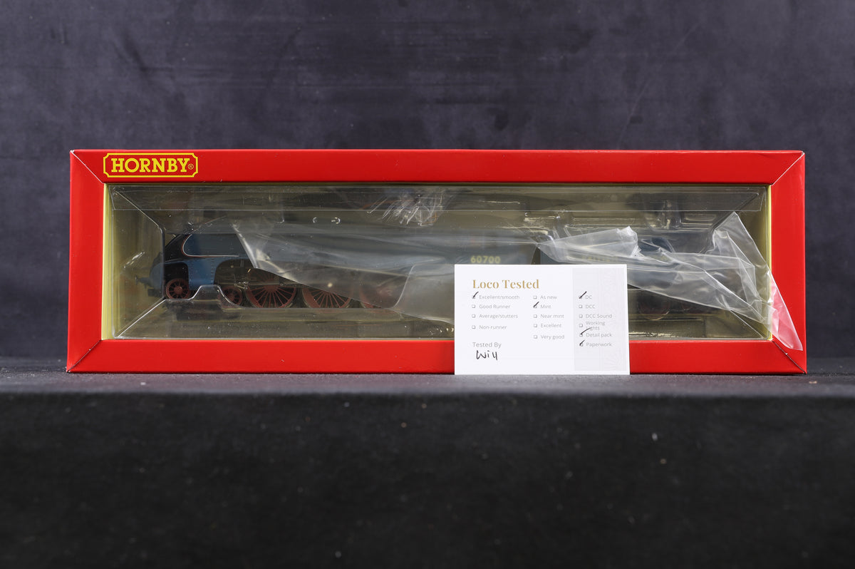 Hornby OO R30125 BR Rebuilt Class W1 4-6-4 &#39;60700&#39; BR Garter Blue