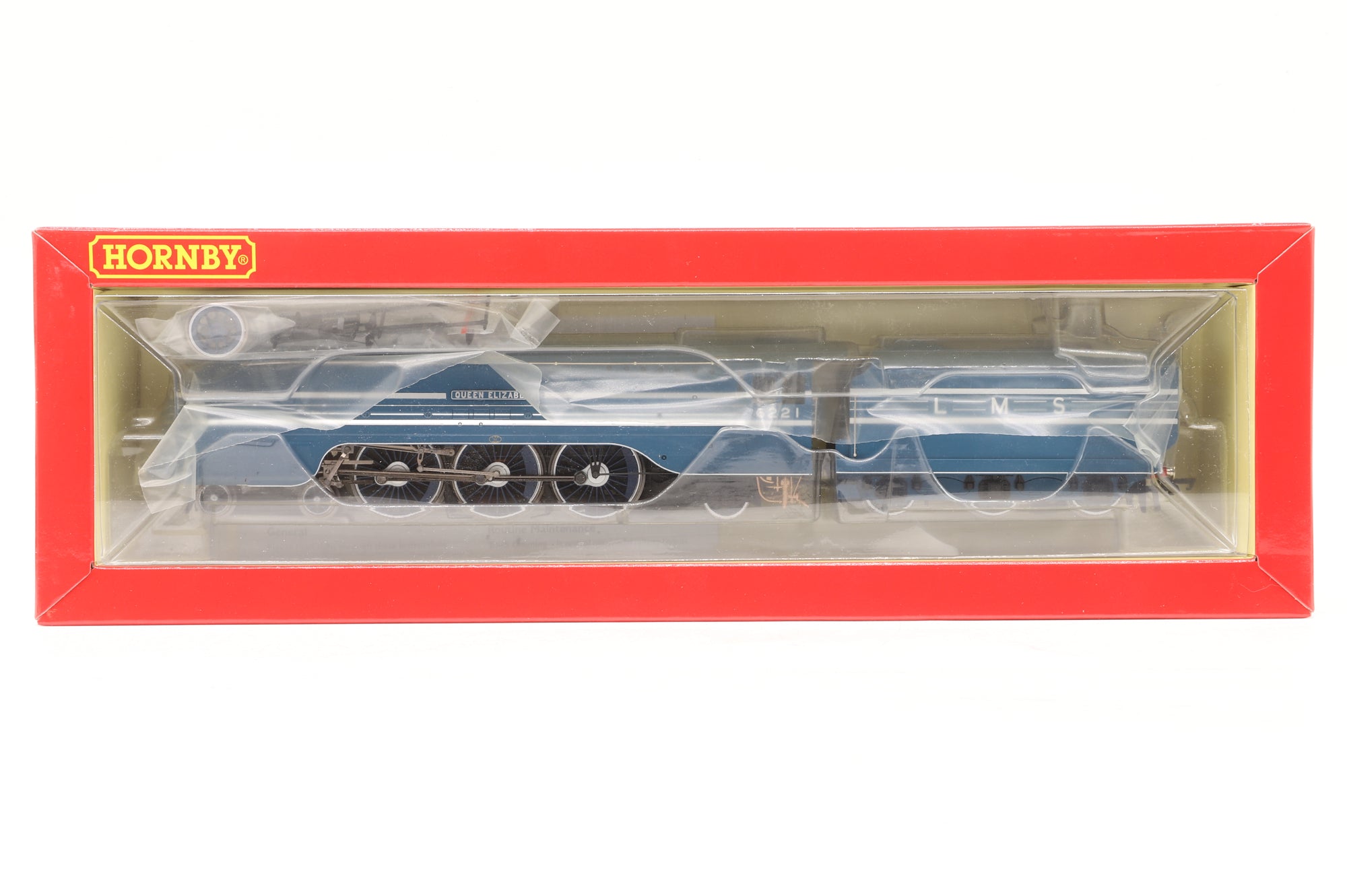 Hornby OO R3623 Streamlined Princess Coronation CLass 6221 'Queen Elizabeth' in LMS Coronation Blue