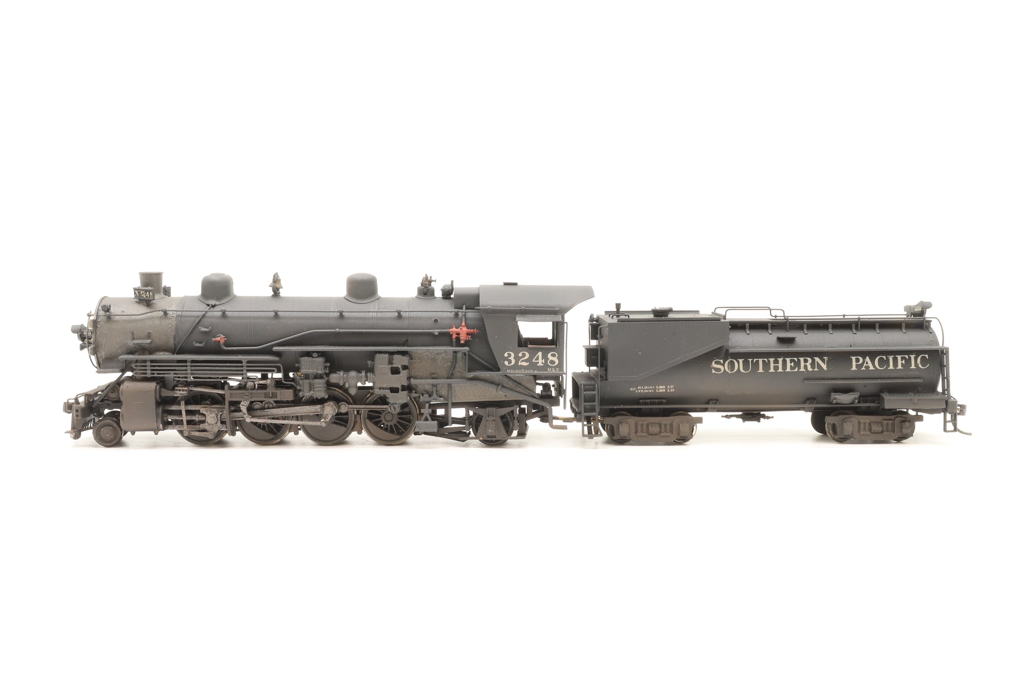 Balboa Scale Models/Katsumi HO Brass Southern Pacific MK-5 Mikado 2-8-2, Custom Painted, Transferred & Weathered