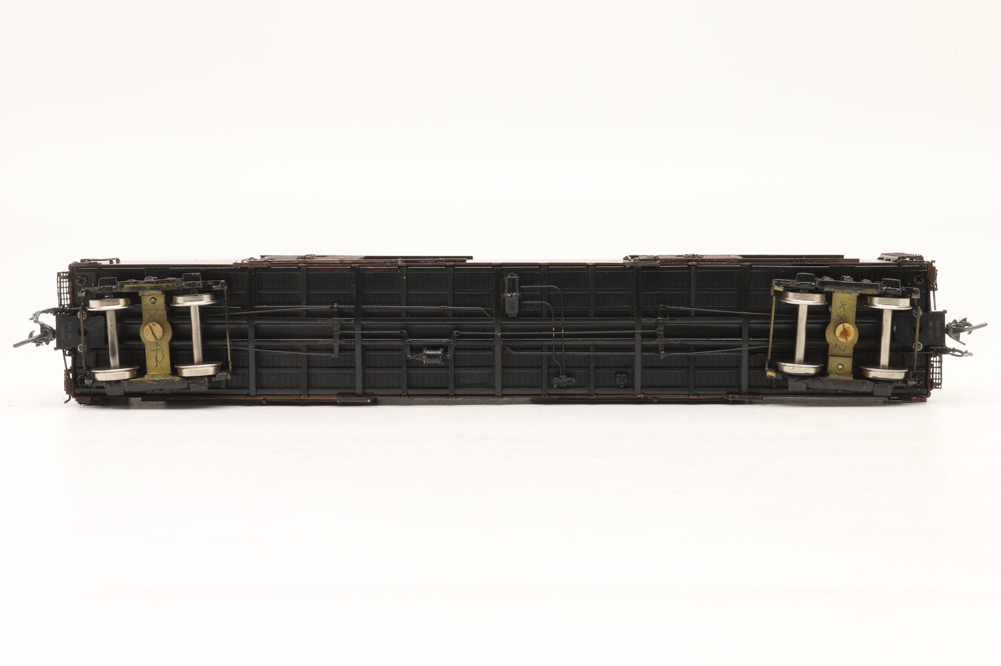 The P Company HO Brass PRR X42 Mail Storage Car Professionally Painted