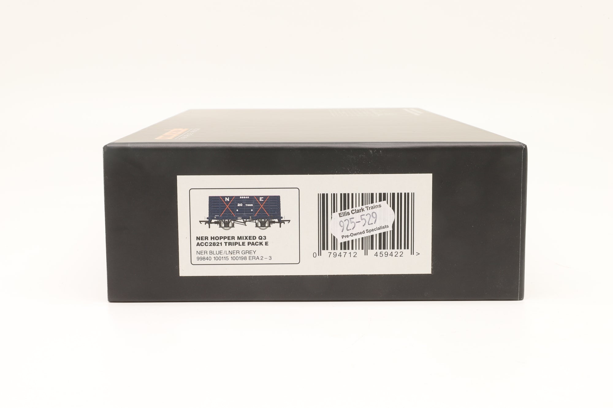 Accurascale OO Acc2828 NER Hopper Mixed Q3 Triple Pack E NER Blue/LNER Grey