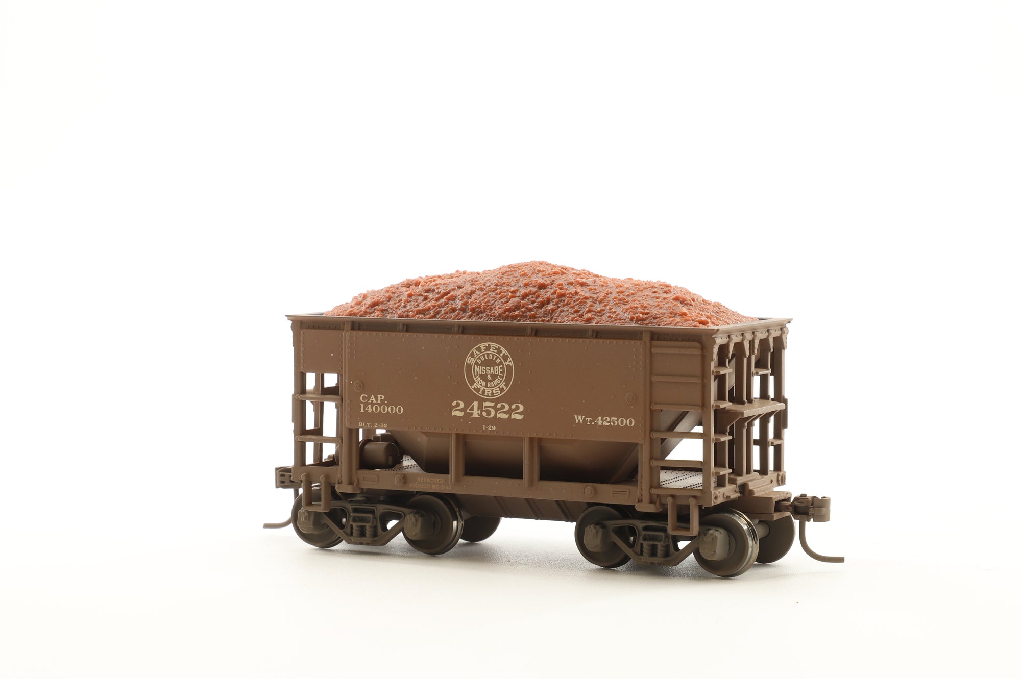 Athearn HO 87018 Duluth Missabe & Iron Range 24' Ore Car 6 Pack Weathered