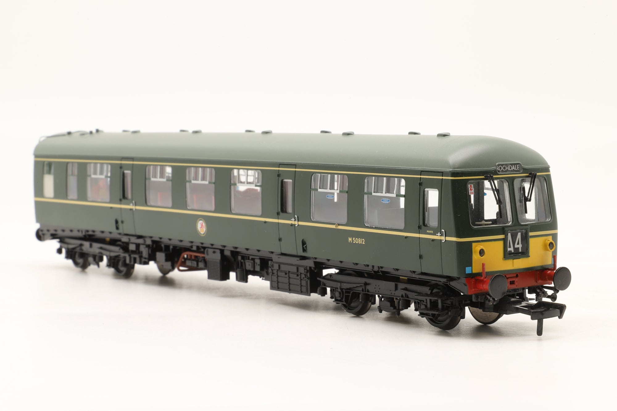 Bachmann OO 31-537 Class 105 DMU Power Twin BR Green With Half Yellow Ends DCC Sound