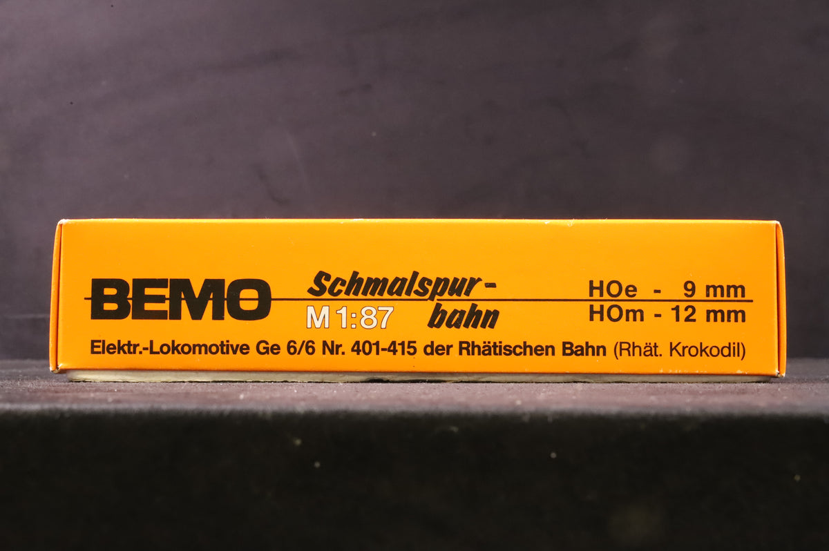 Bemo Hom 1255 Ge 6/6 &#39;Krokodil&#39; Electric Locomotive 411 RHB