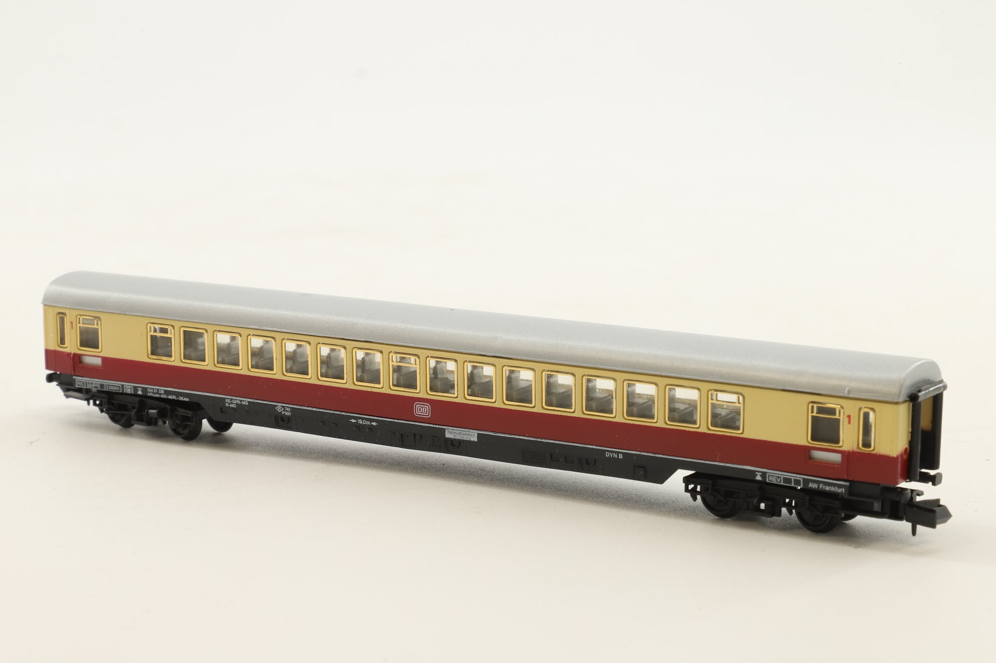 Arnold N Rake Of 5 DSG Crimson & Cream Coaches Inc. 3810 x2, 3840 & 3820 x2