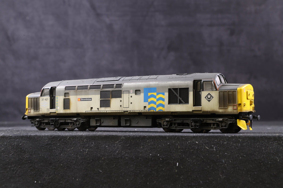 ViTrains OO 2022 Class 37 &#39;37421&#39; &#39;Strombidae&#39; Railfreight Weathered