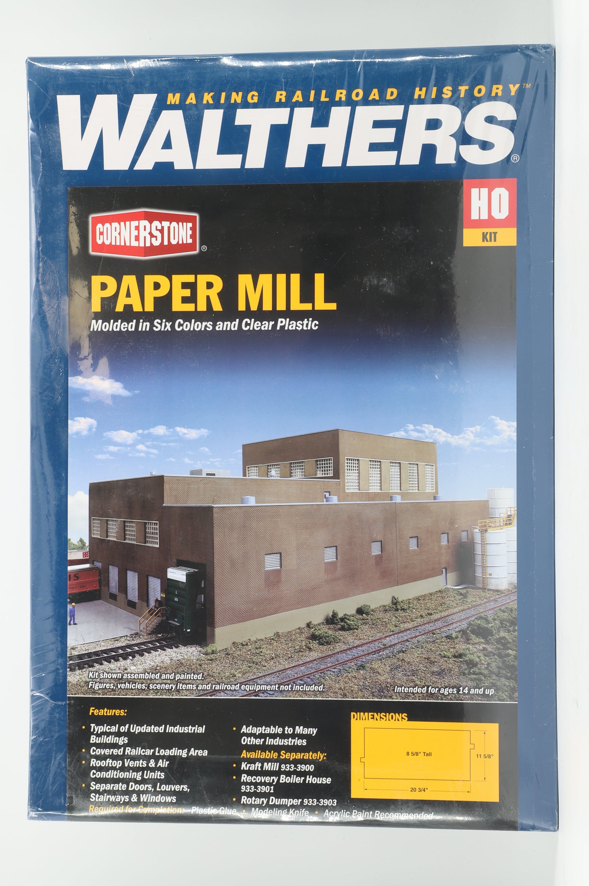 Walthers HO 933-3902 Paper Mill Kit