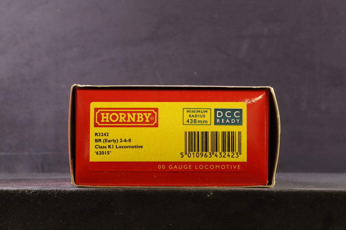 Hornby OO R3242 Class K1 &#39;62015&#39; BR Lined Black E/C