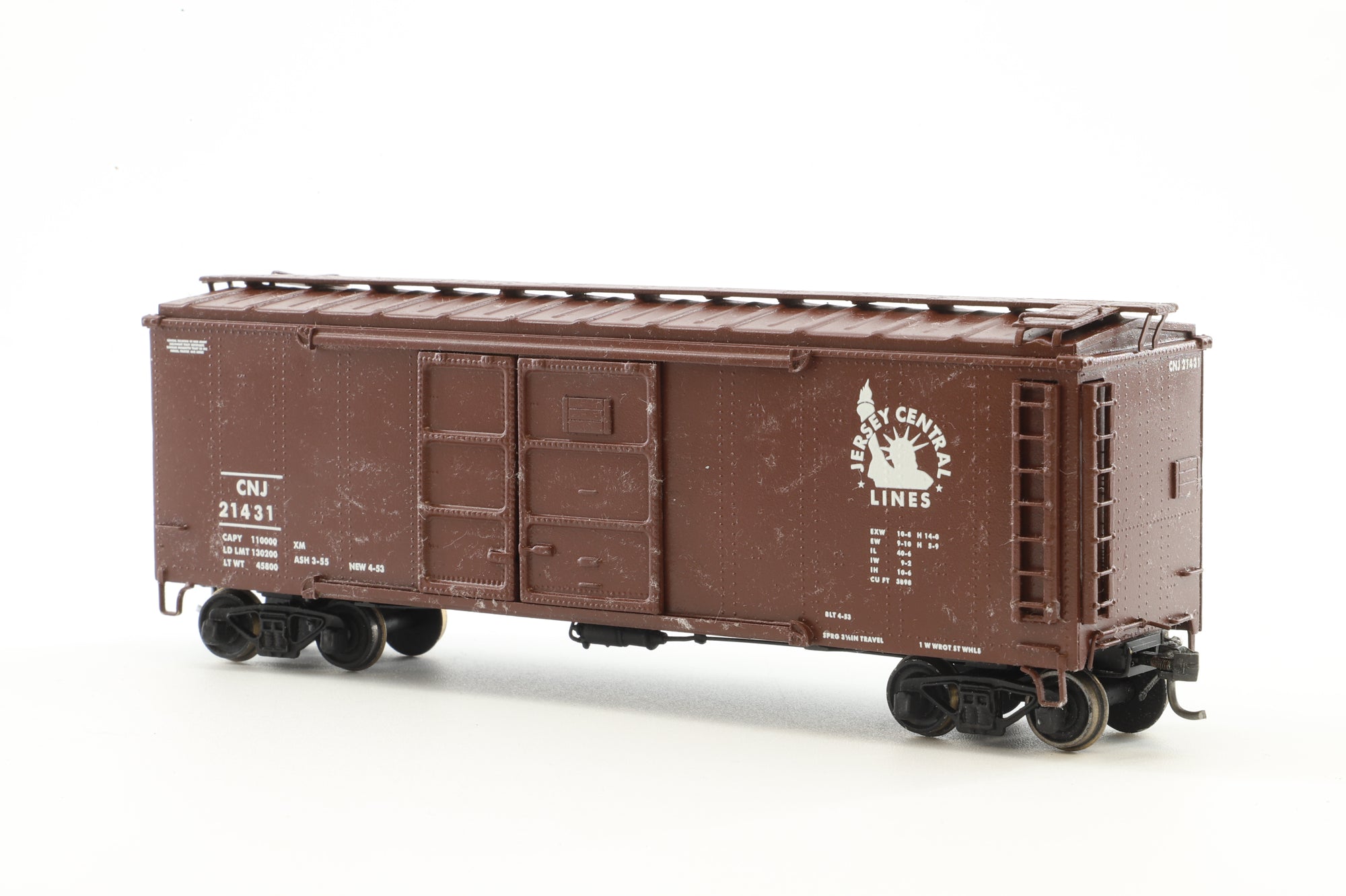 Oriental Limited HO Brass 0387 Box car Auto CNJ 42' Autobox w/ 1½ Doors '21431'