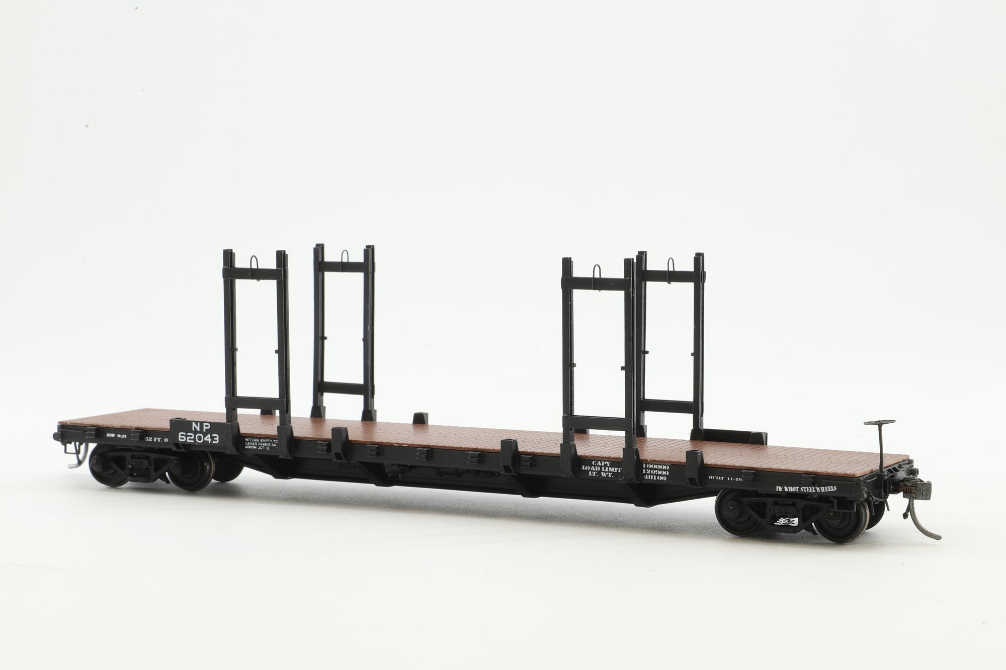 W&R Enterprises HO Brass 3235 Log & Pole Car NP 52' '62043'