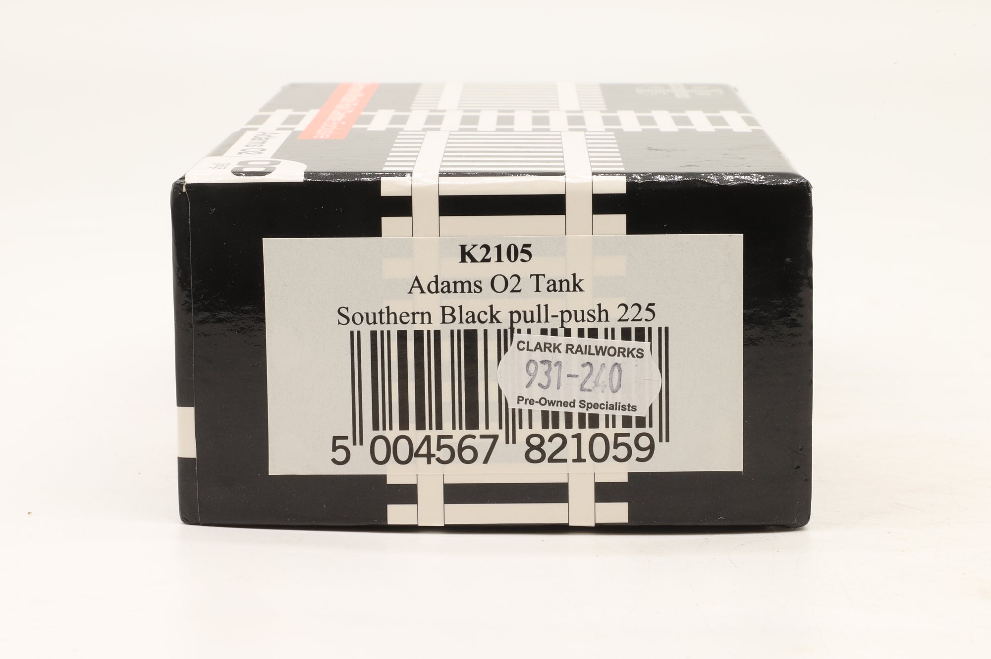 KMRC OO K2105 Adams O2 225 w/ Push-Pull Motor in SR Black w/ Sunshine Script