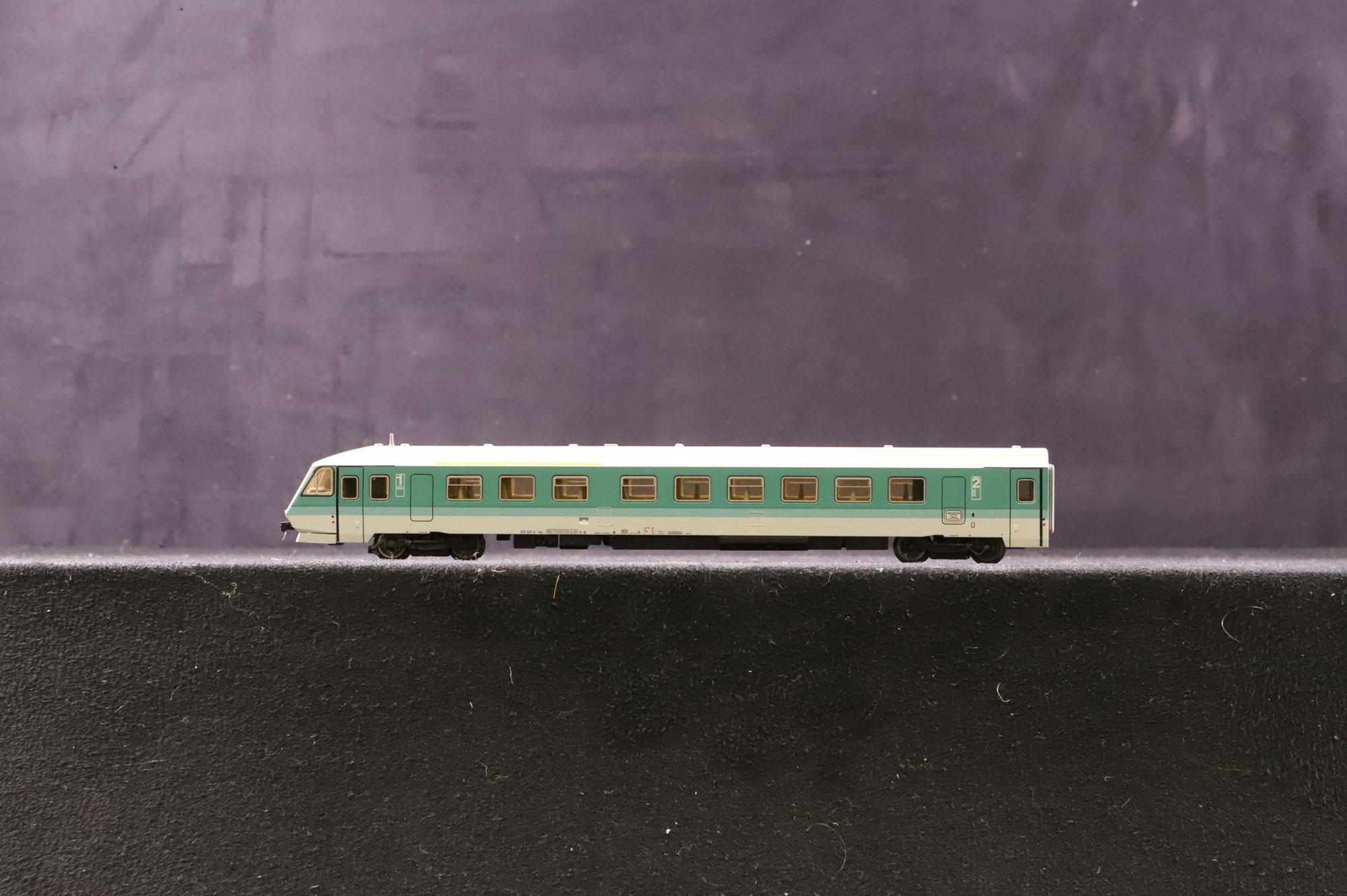Fleischmann N 2 Car DMU Green & Grey