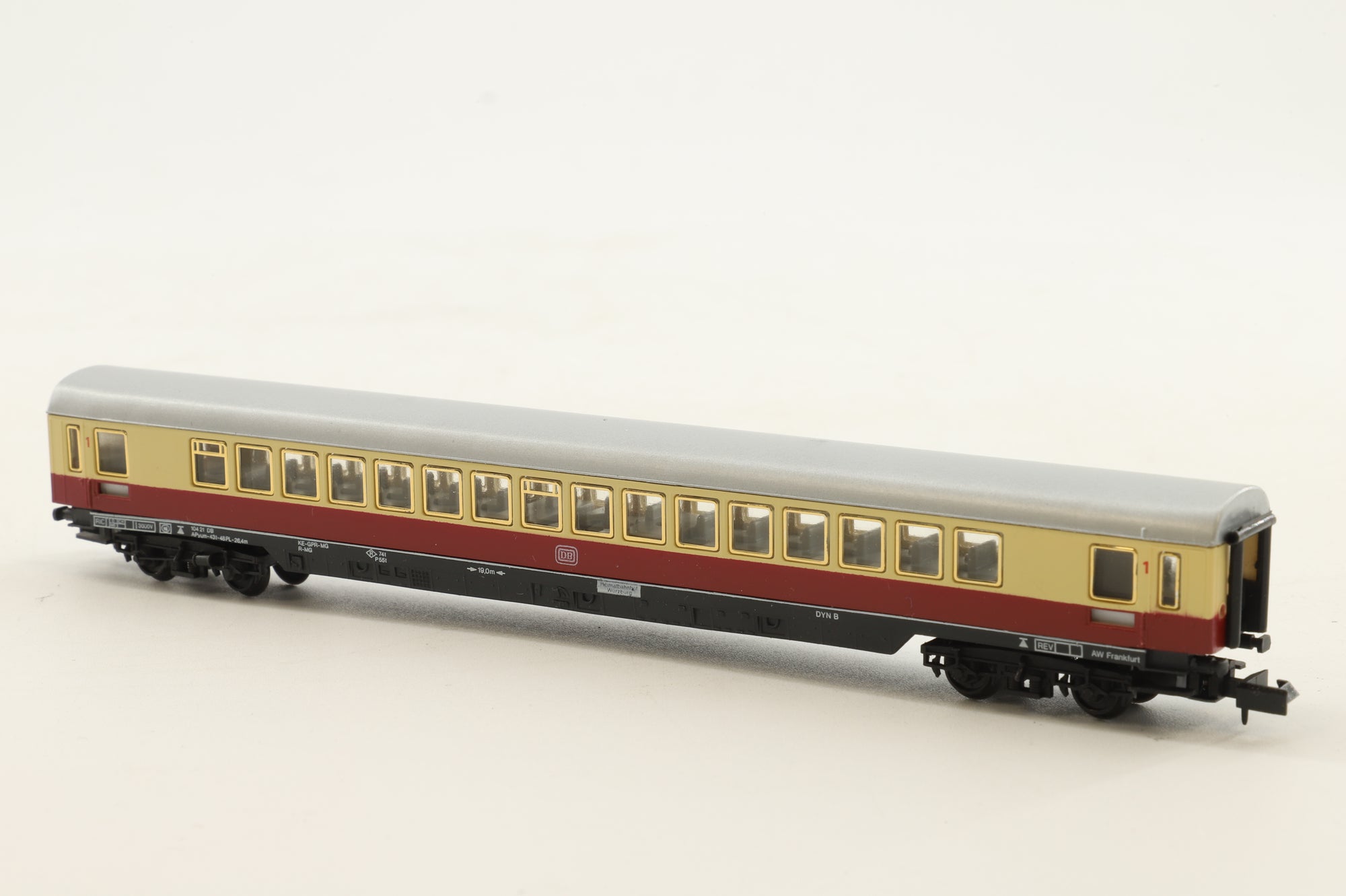 Arnold N Rake Of 5 DSG Crimson & Cream Coaches Inc. 3810 x2, 3840 & 3820 x2