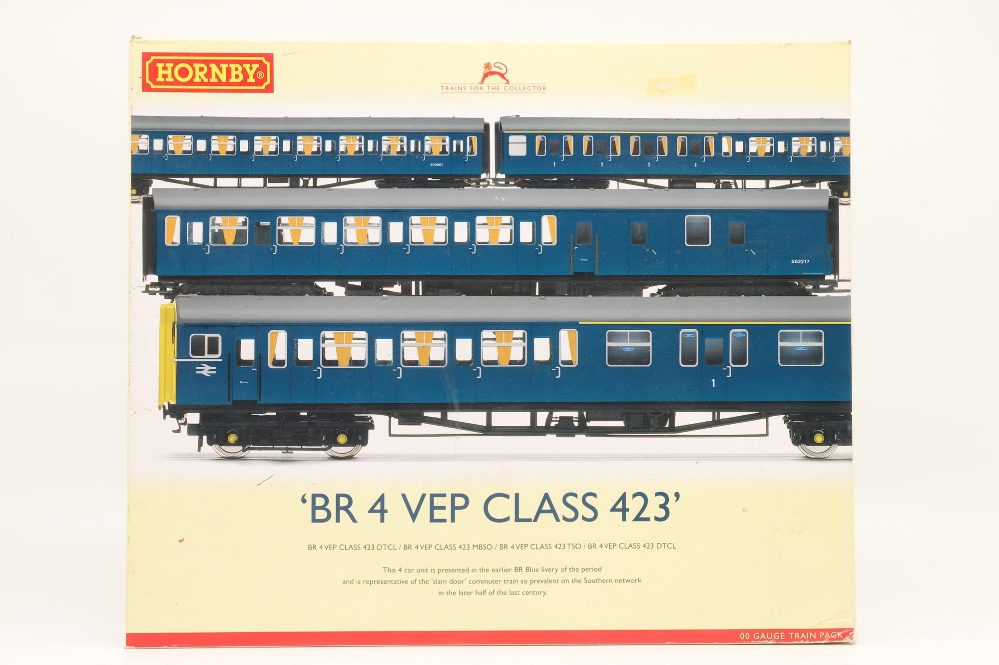 Hornby OO R2946 4-VEP/Class 423 in BR Blue
