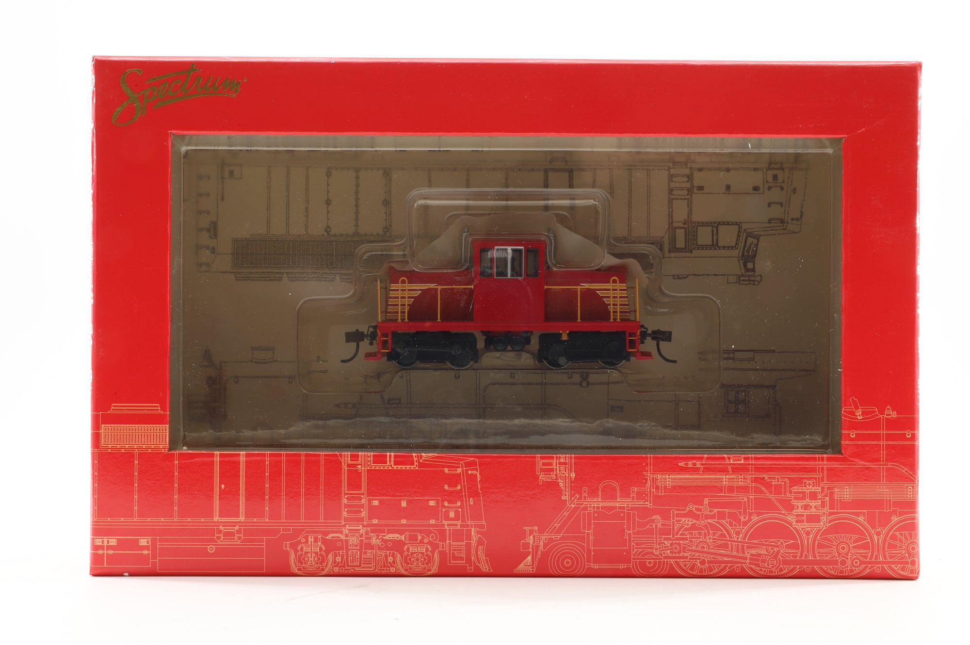 Spectrum HO 85203 GE 45-Ton Switcher Painted Unlettered w/Yellow Handrails, DCC Fitted