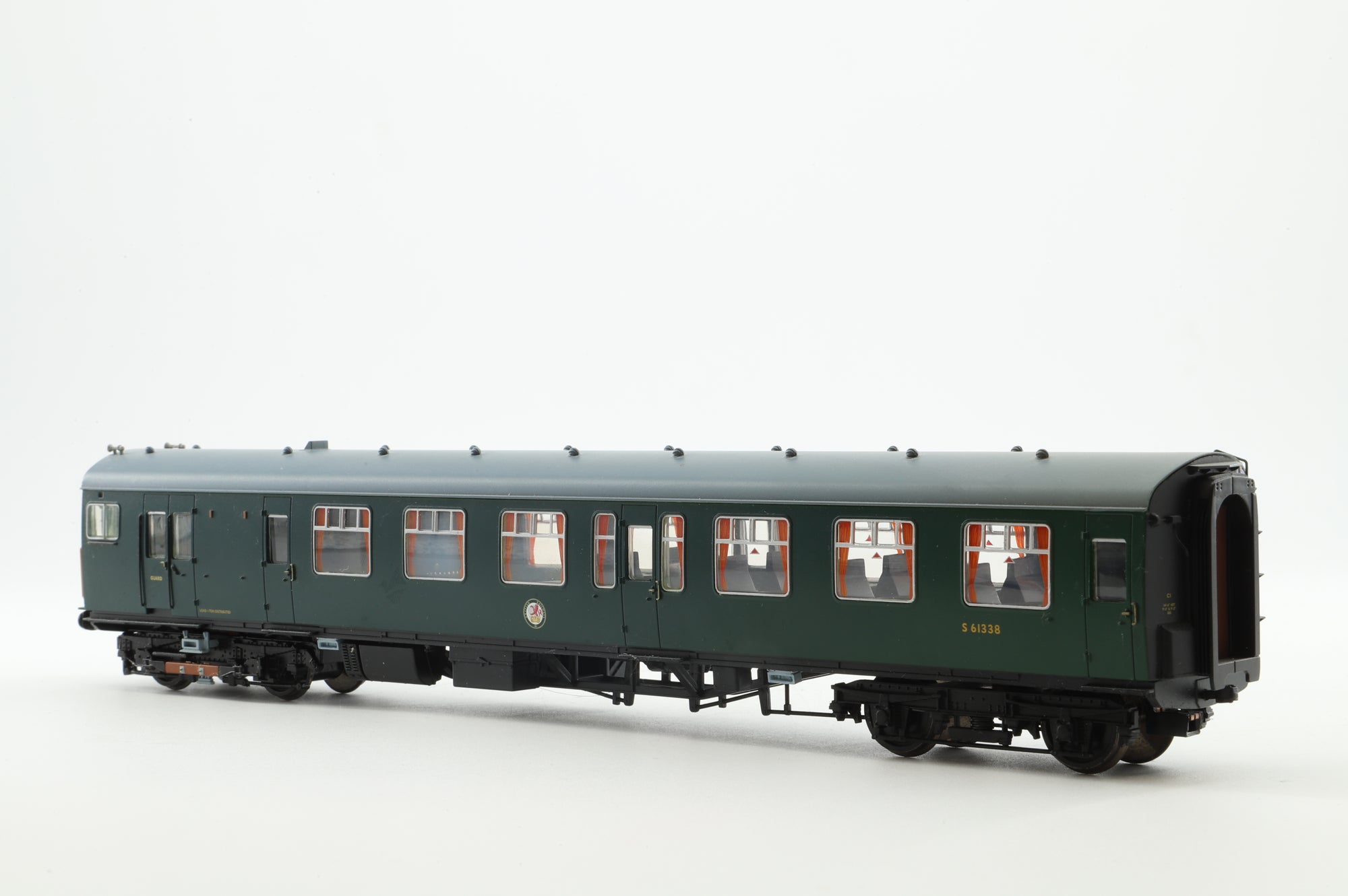 Bachmann OO 31-426A 4CEP EMU 7126 Late SR Multiple Unit green With Yellow Warning Panels