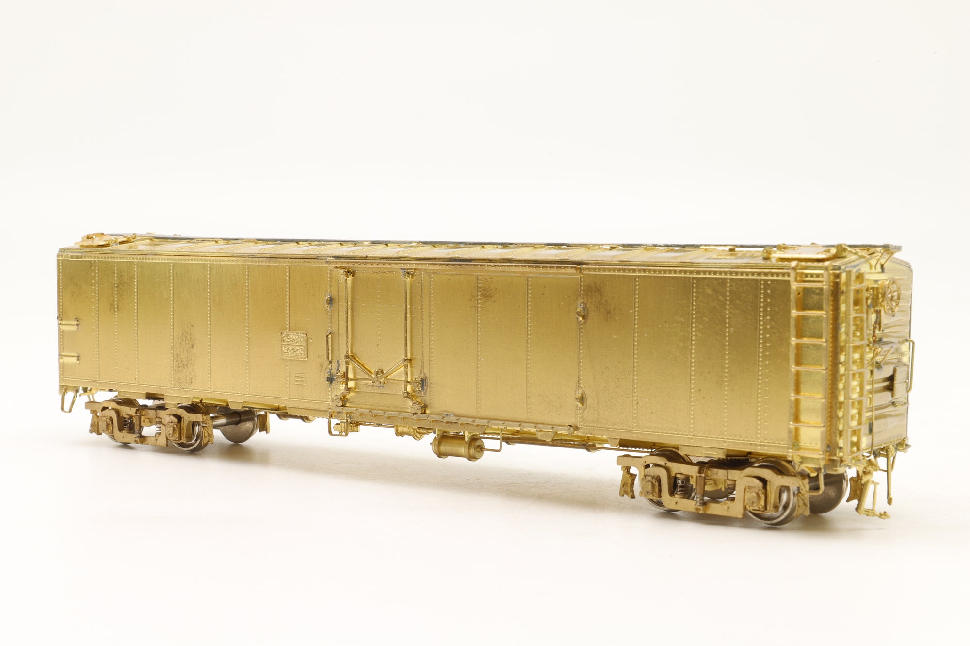 Precision Scale Co HO Brass 15590 ICE Refrigerator Car Unpainted Brass