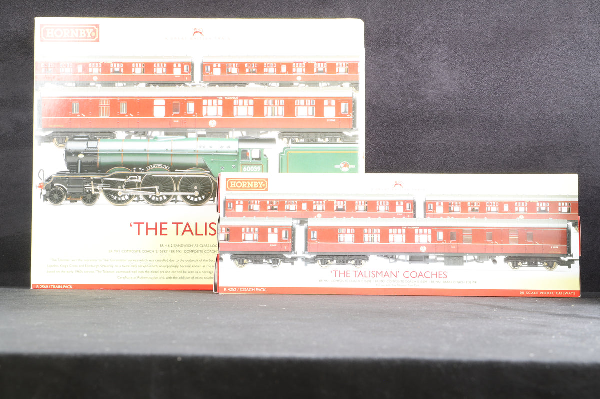 Hornby OO R2569 The Talisman Train Pack &amp; R4252 The Talisman Coaches