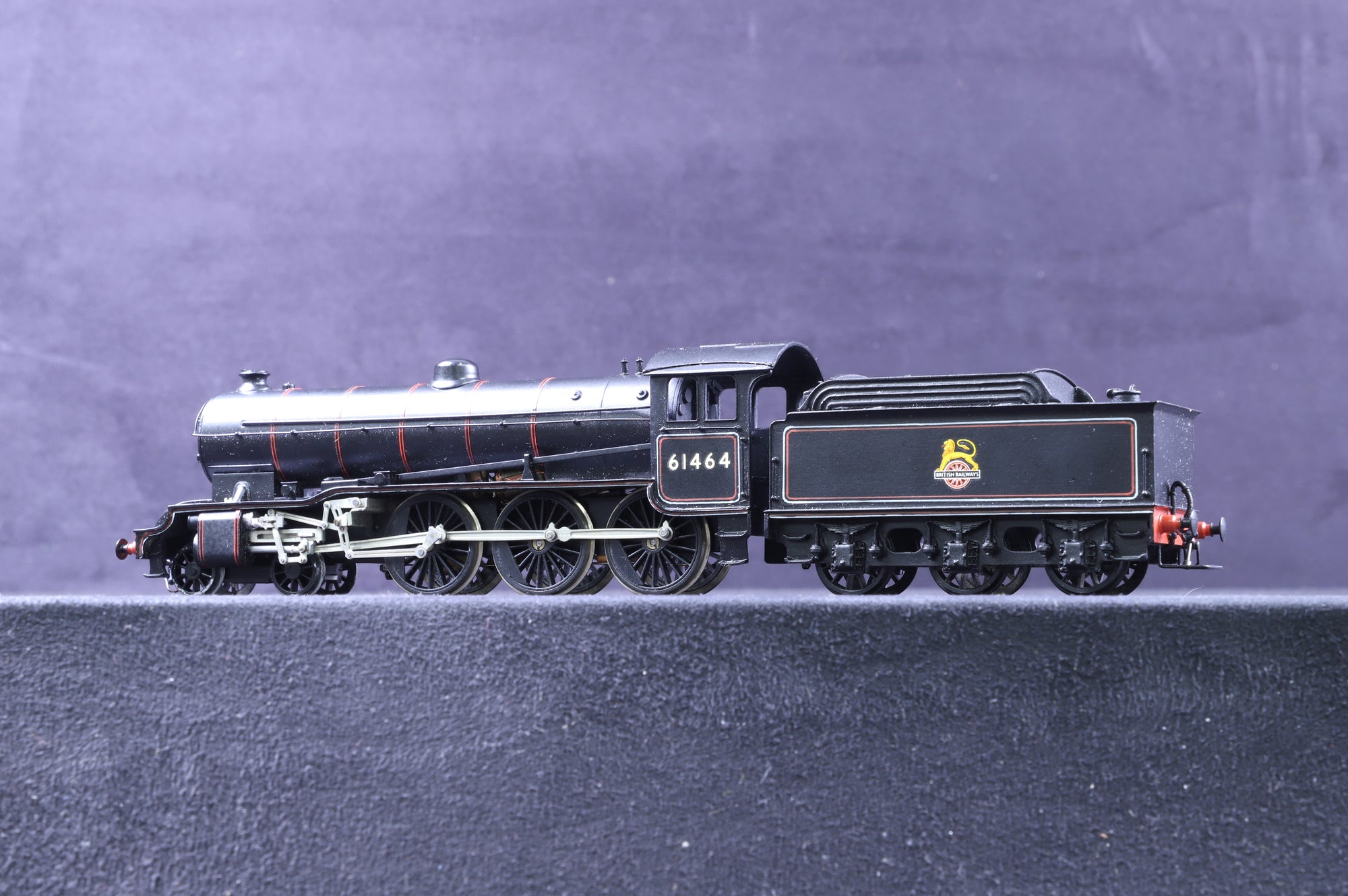 DJH Grandspot OO Kit Built Class B16 61464 in BR Lined Black w/ Early Crests