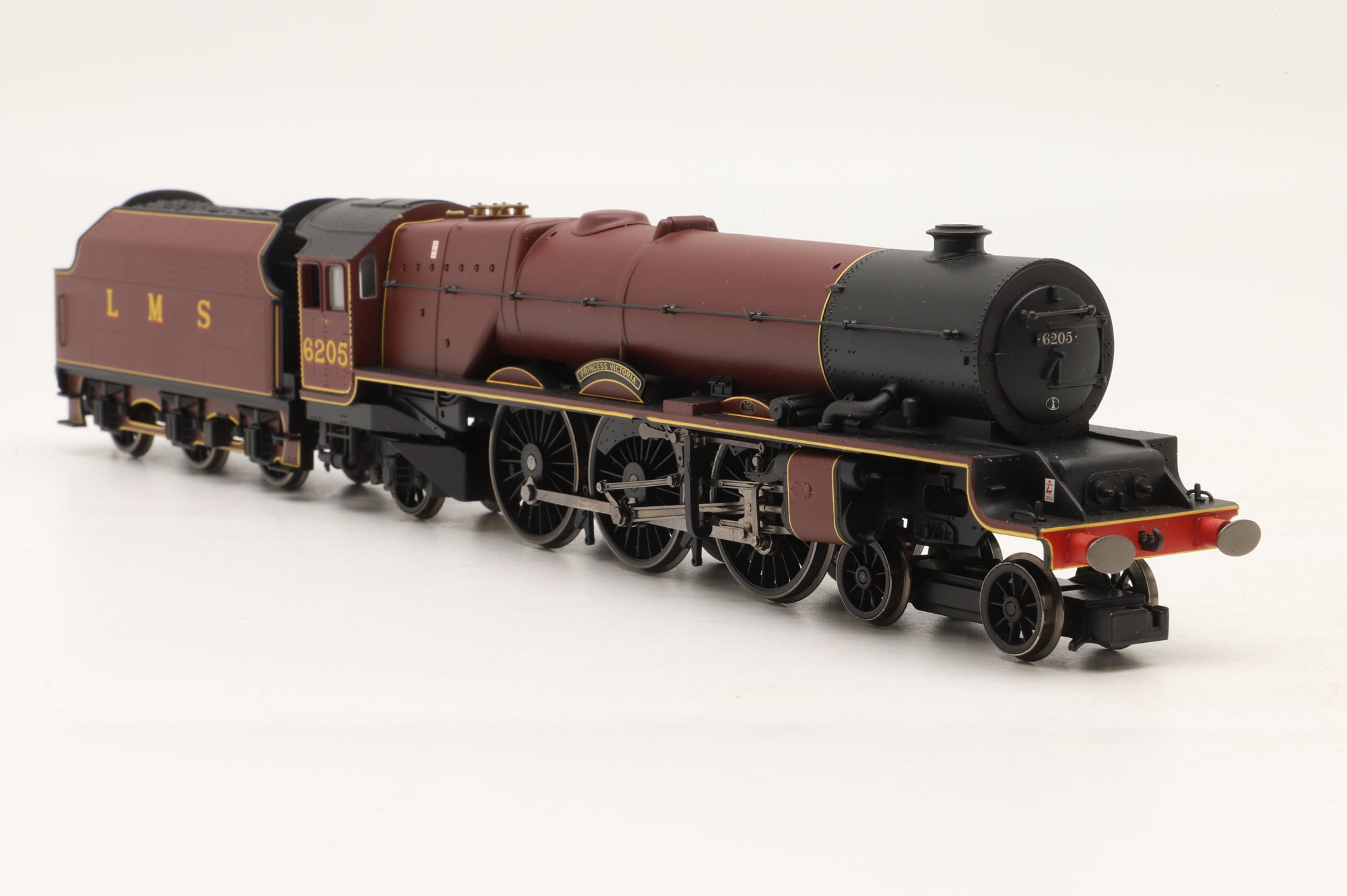 Hornby OO Princess Class '6205' 'Princess Victoria' LMS Maroon Renamed DCC Fitted