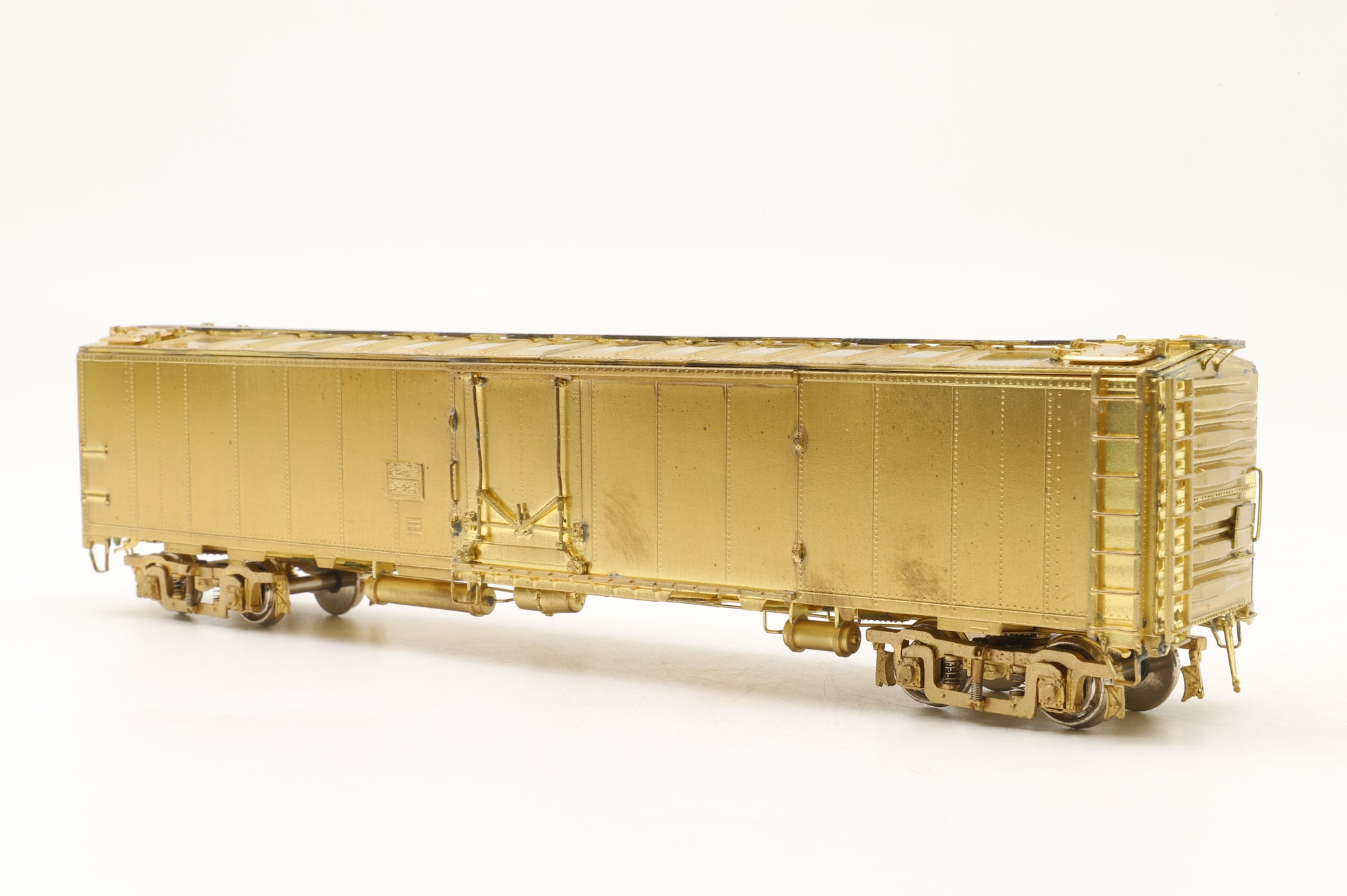 Precision Scale Co HO Brass 15590 ICE Refrigerator Car Unpainted Brass
