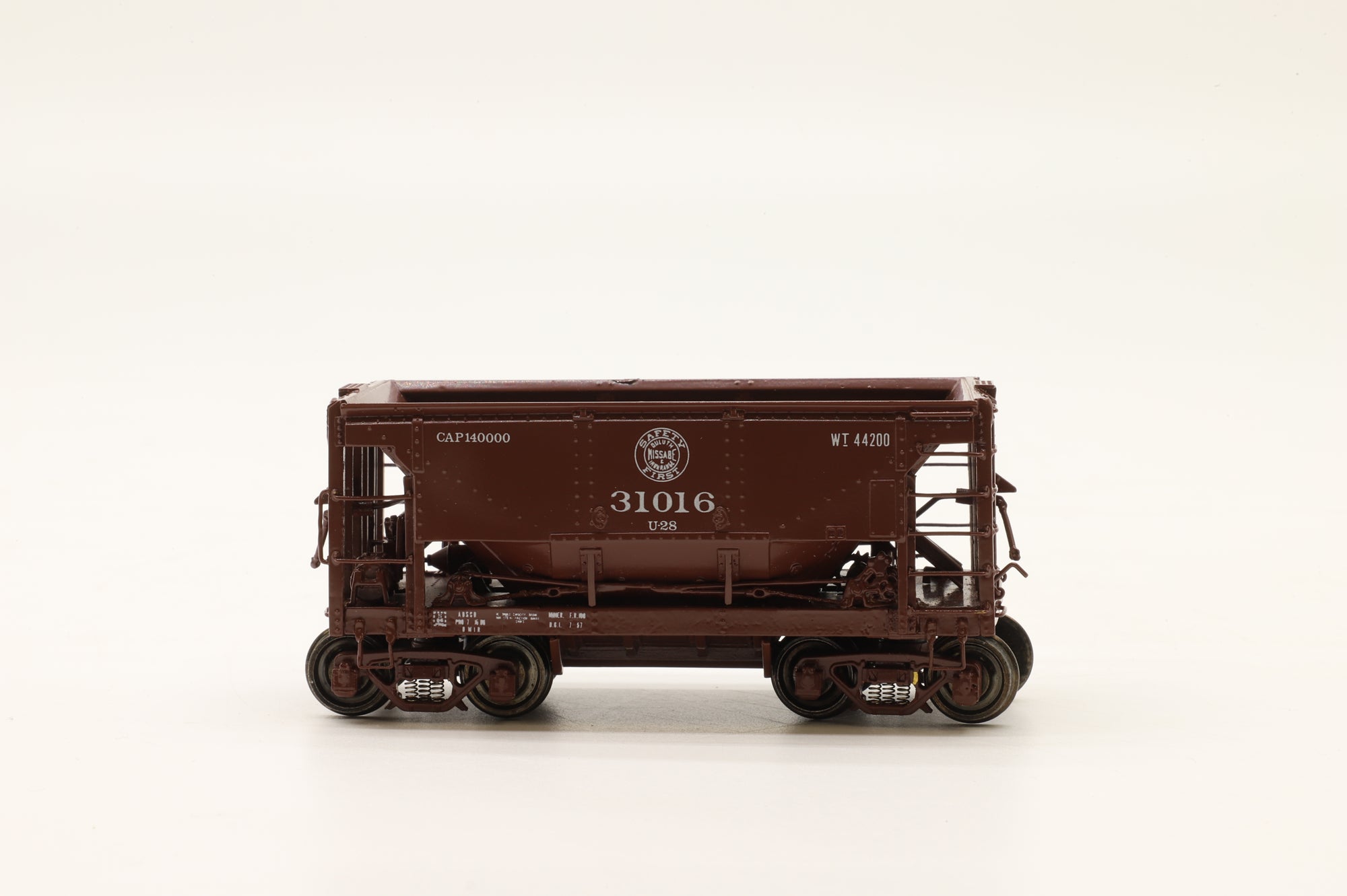 Unknown HO Brass Rake Of 2 PSC DMIR Hopper Wagons Factory Painted