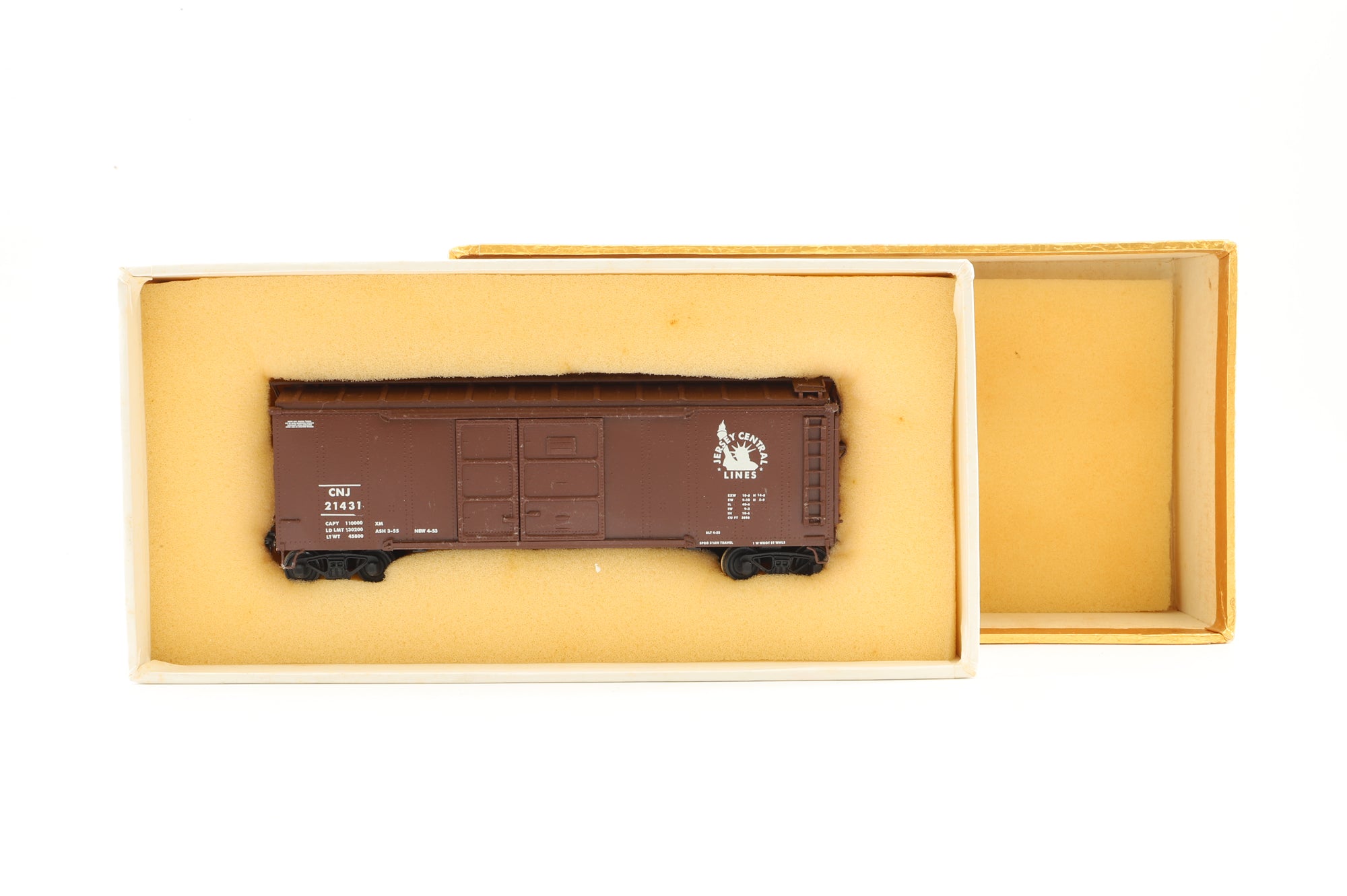 Oriental Limited HO Brass 0387 Box car Auto CNJ 42' Autobox w/ 1½ Doors '21431'