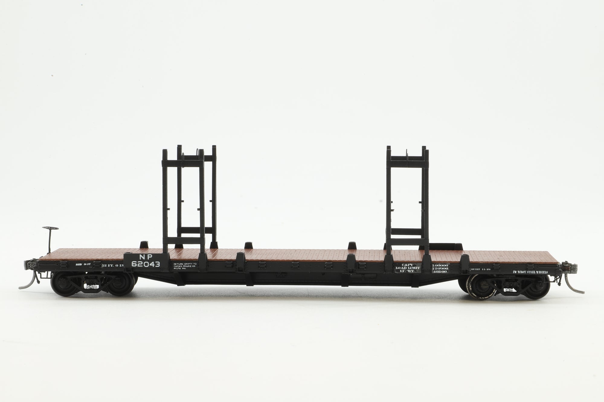 W&R Enterprises HO Brass 3235 Log & Pole Car NP 52' '62043'