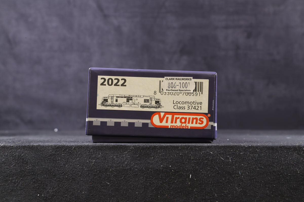 ViTrains OO 2022 Class 37 &#39;37421&#39; &#39;Strombidae&#39; Railfreight Weathered